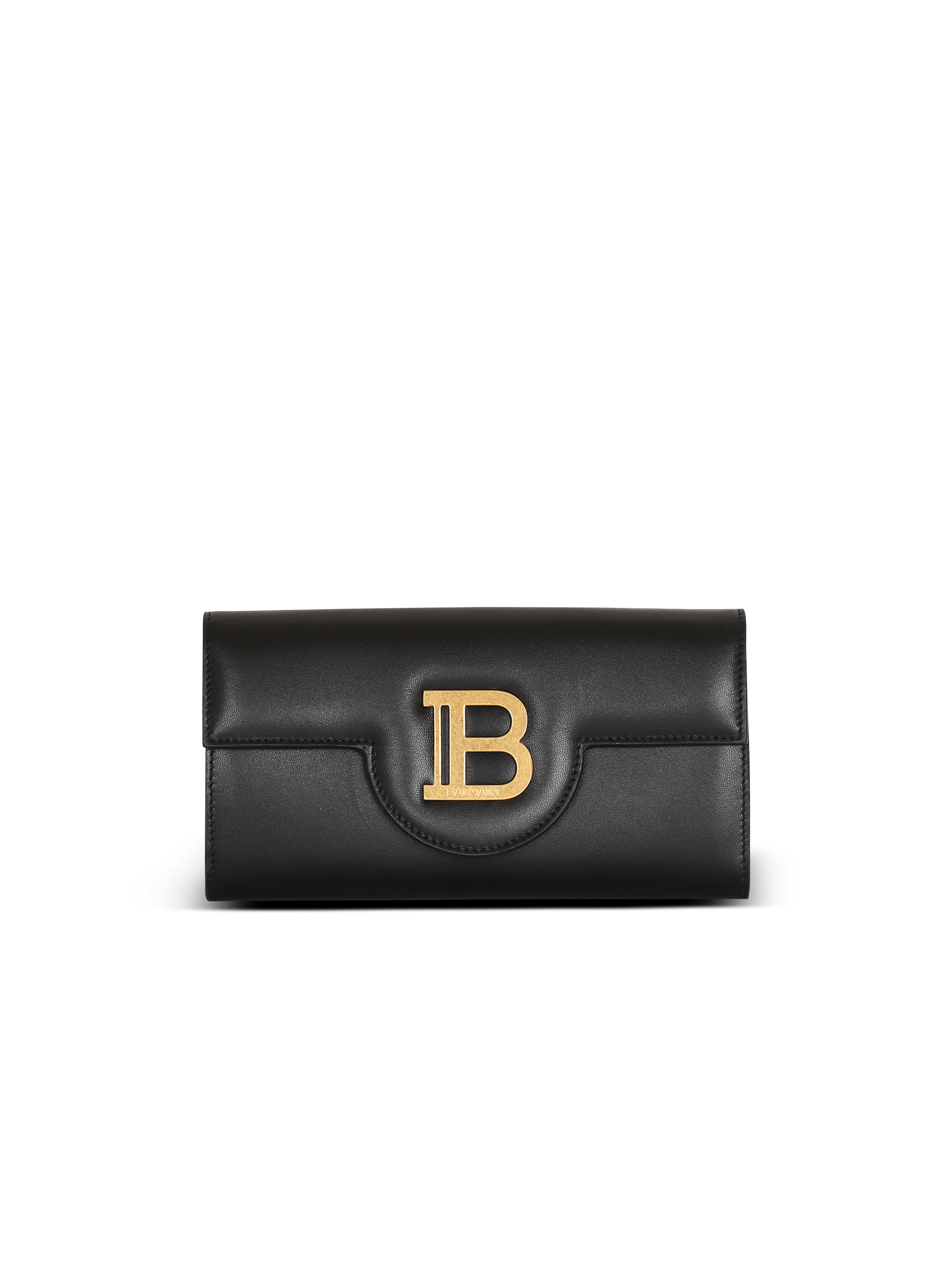 Balmain B-Buzz Patent Calfskin Leather Wallet on a Chain in 3Kb