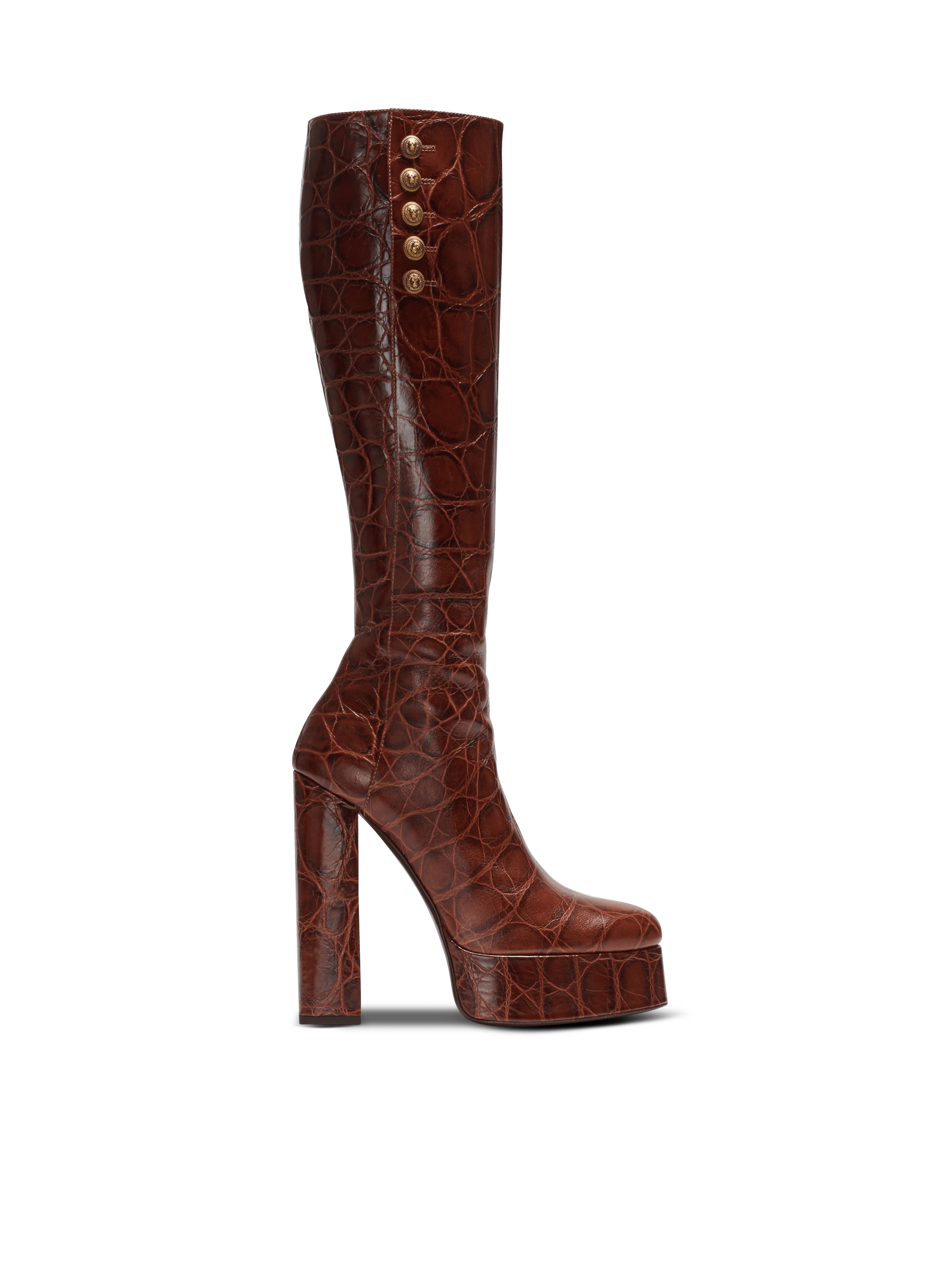 Bottes best sale cuir croco