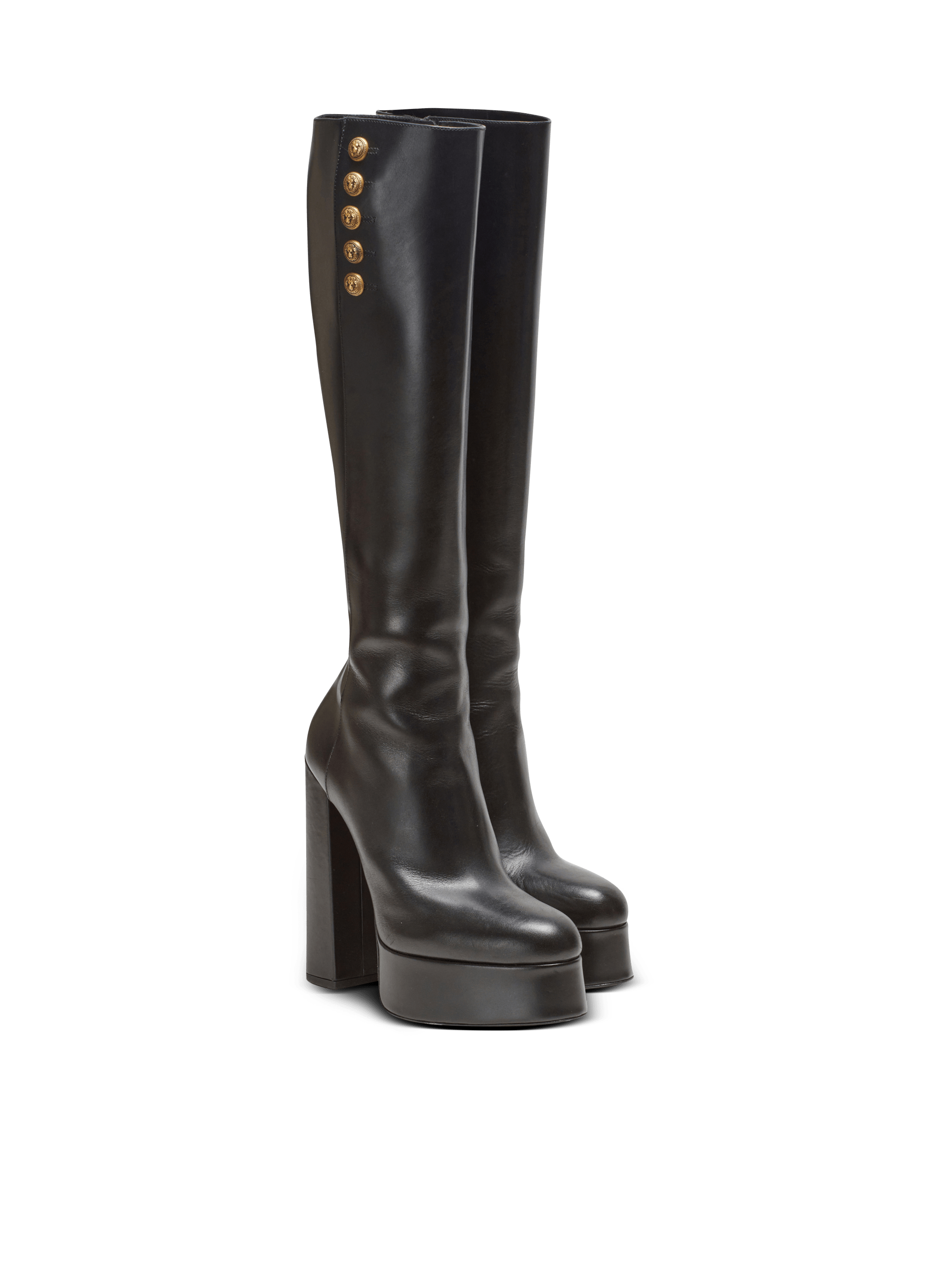 Stiefel Brune aus Leder