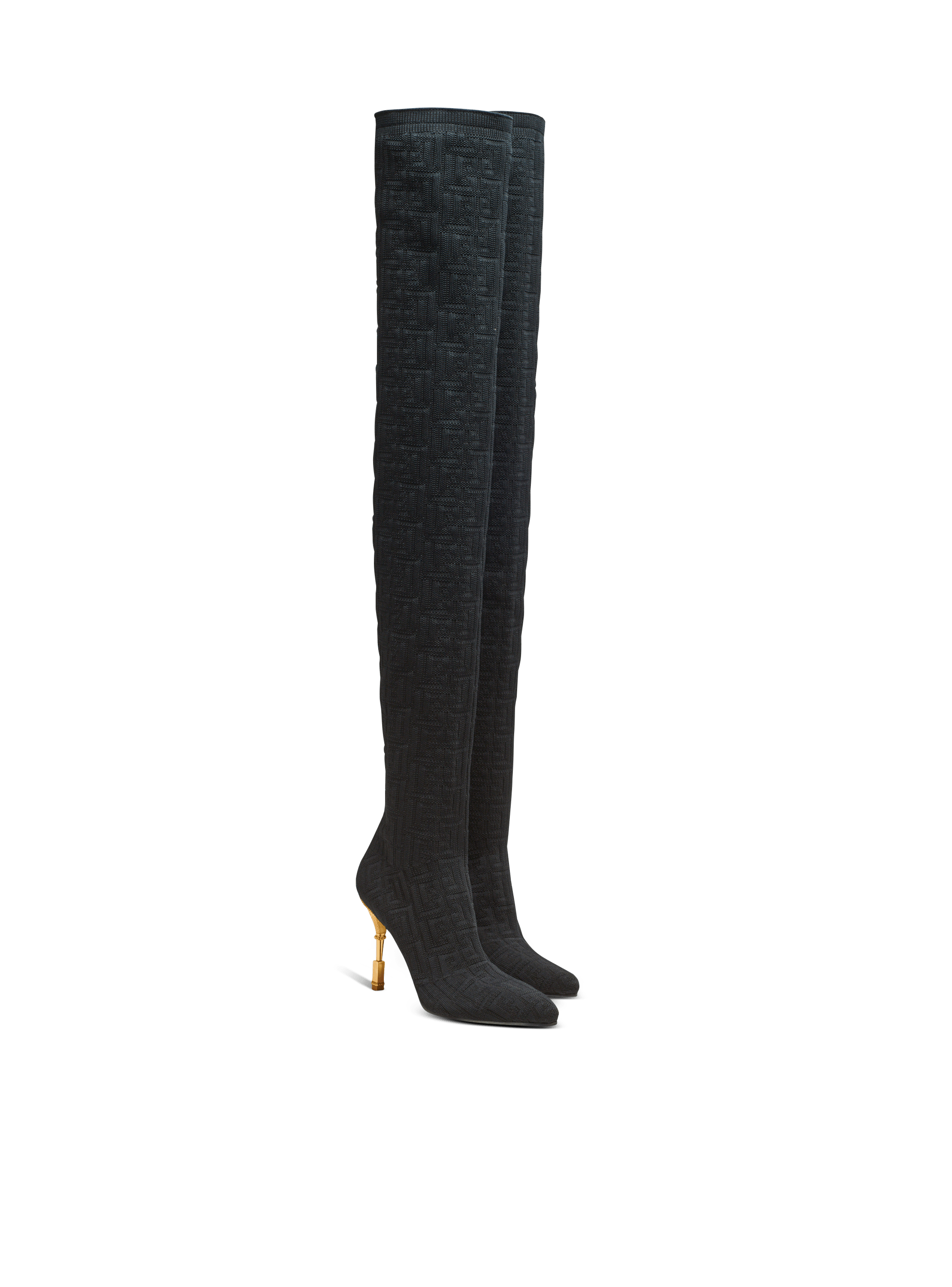 Balmain knee high discount long boots ss18