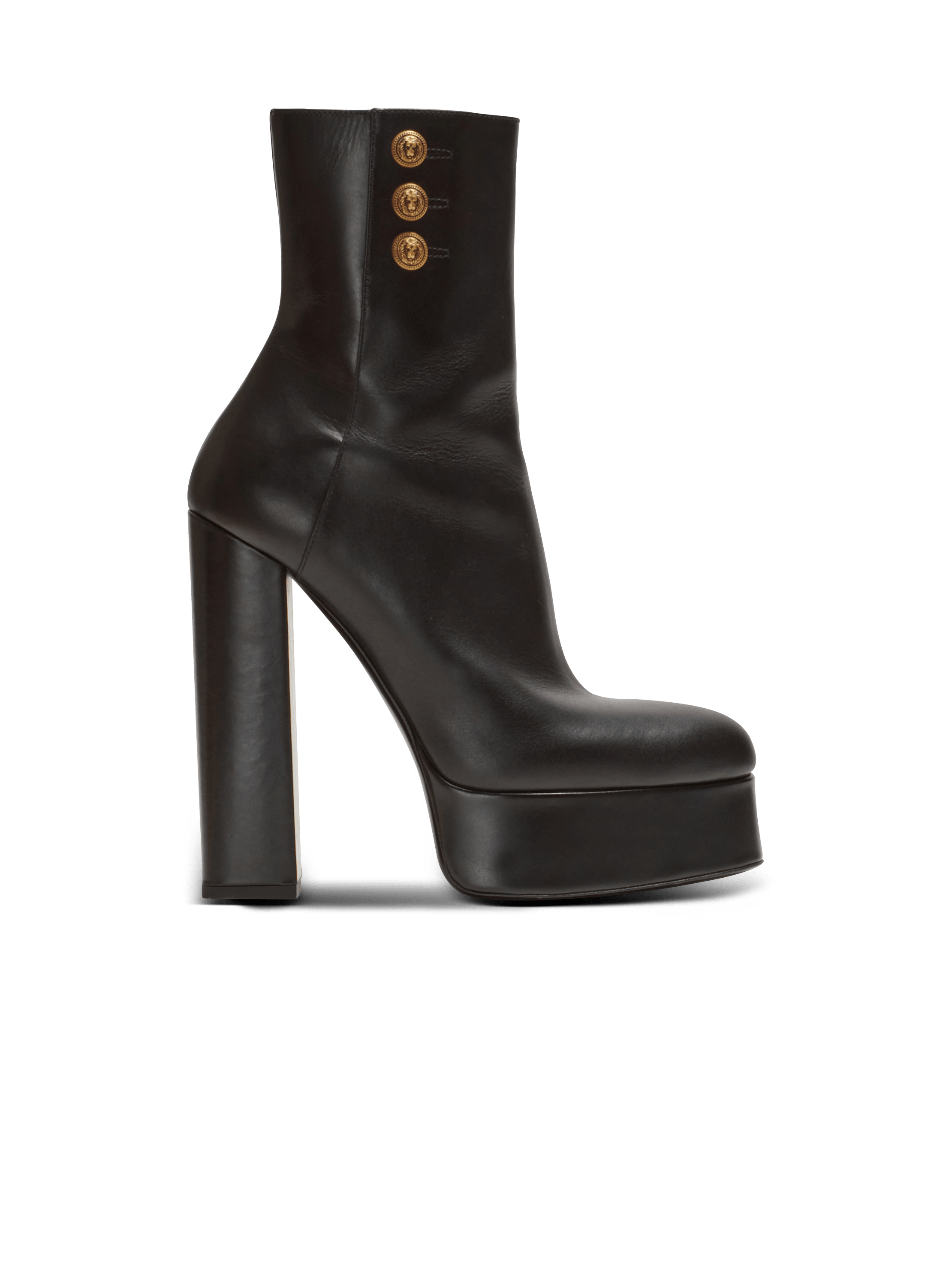 Bottines Brune en cuir