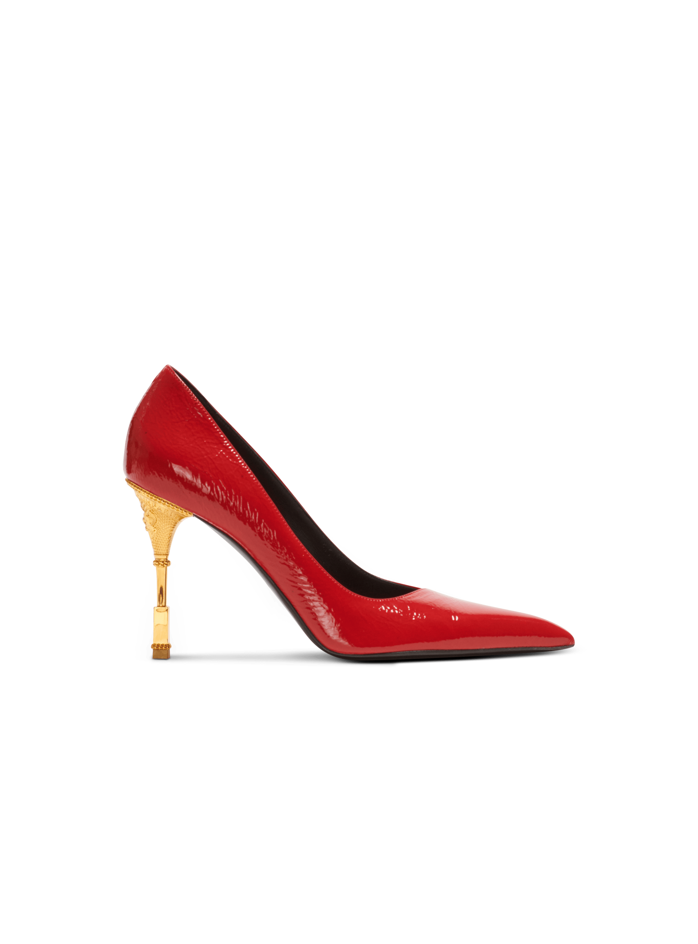 Moneta漆皮浅口鞋, red, hi-res