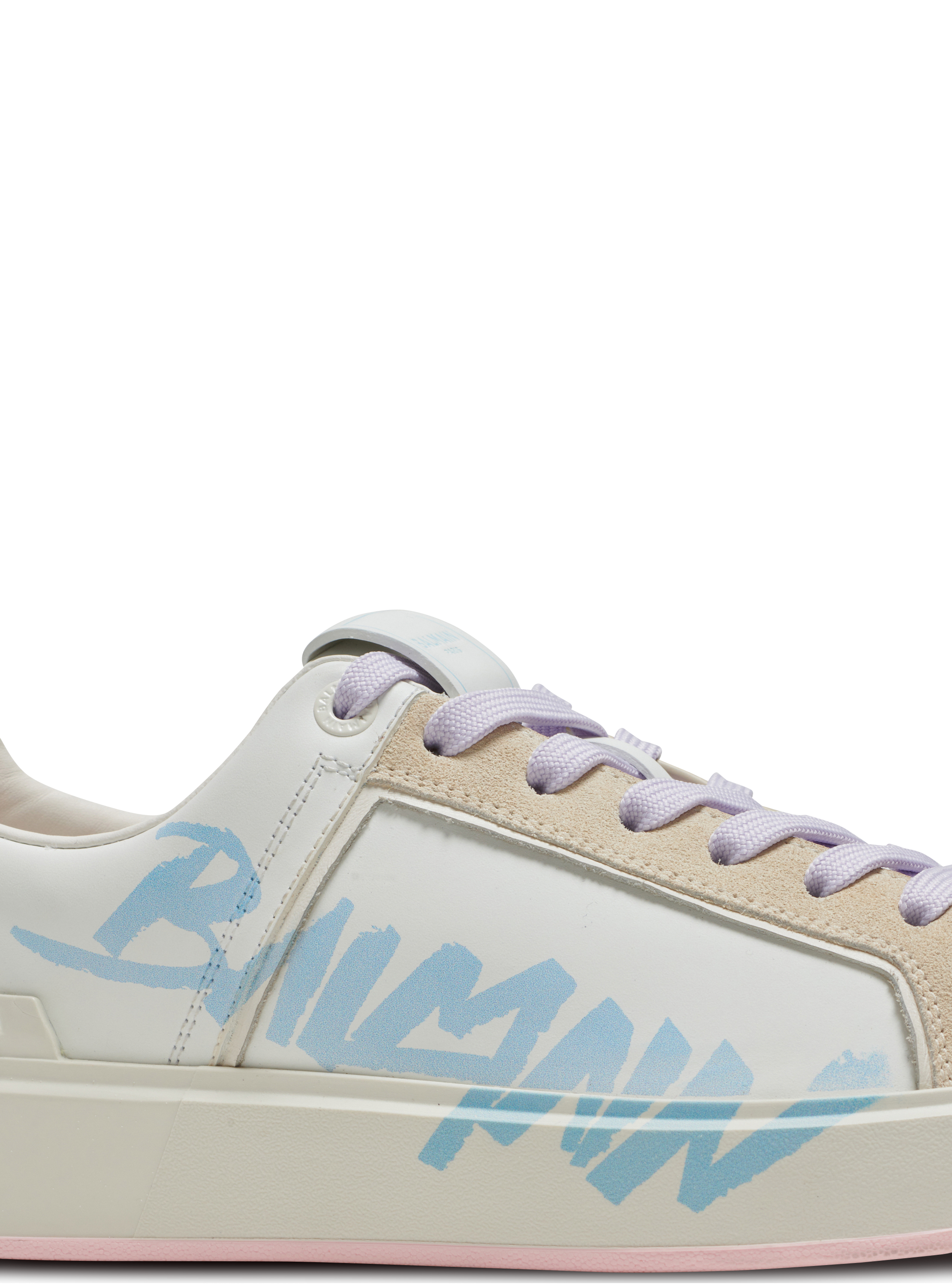 B-Court Balmain leather sneakers - Women | BALMAIN