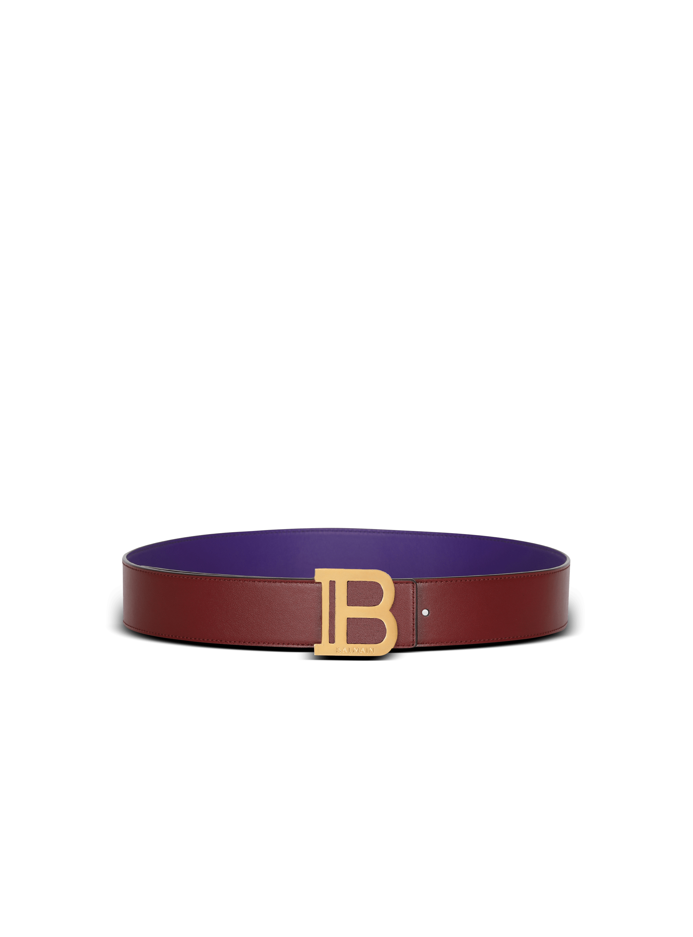 Reversible leather B-Belt