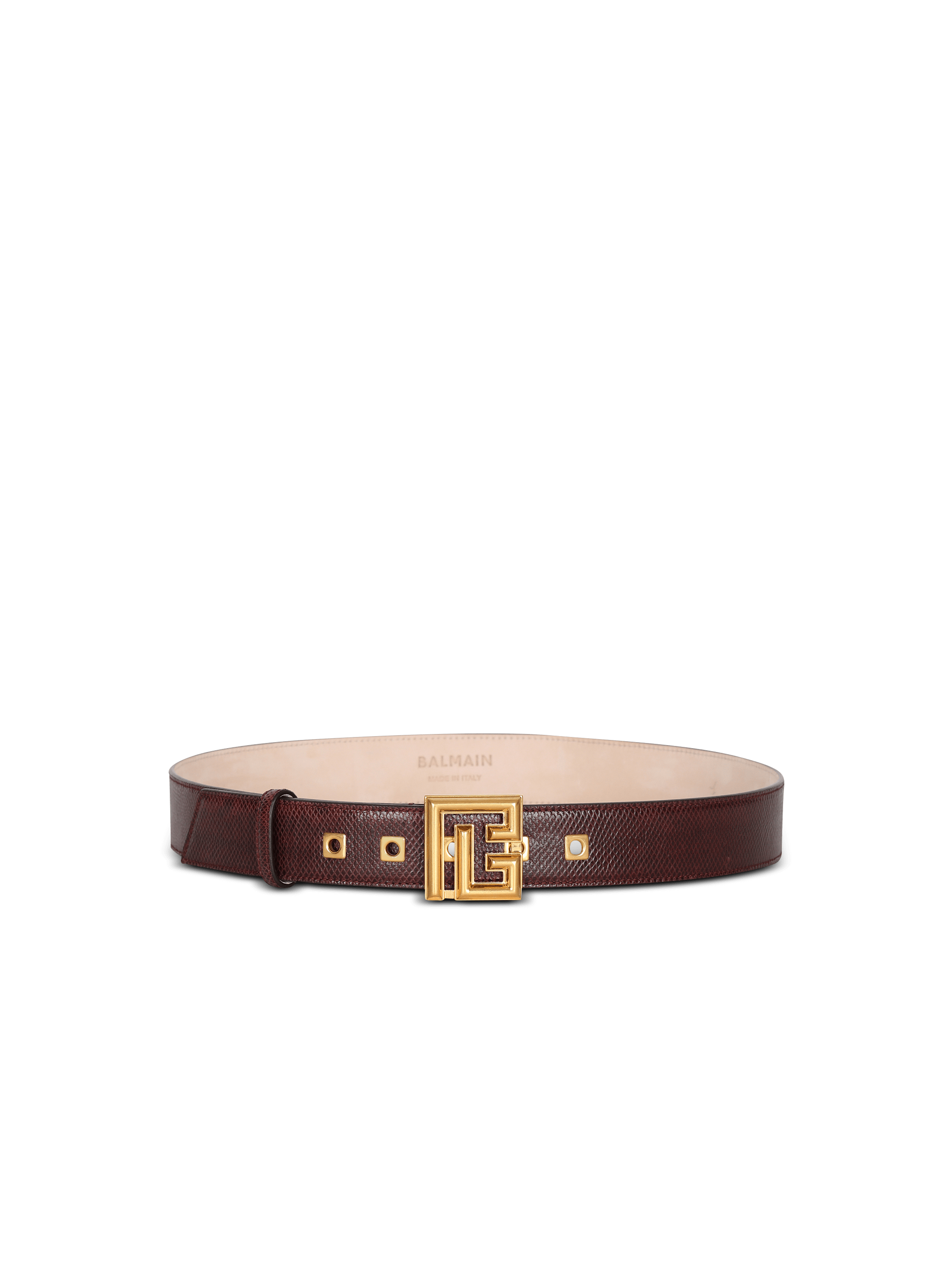 Cinturón P-Belt de piel de karung