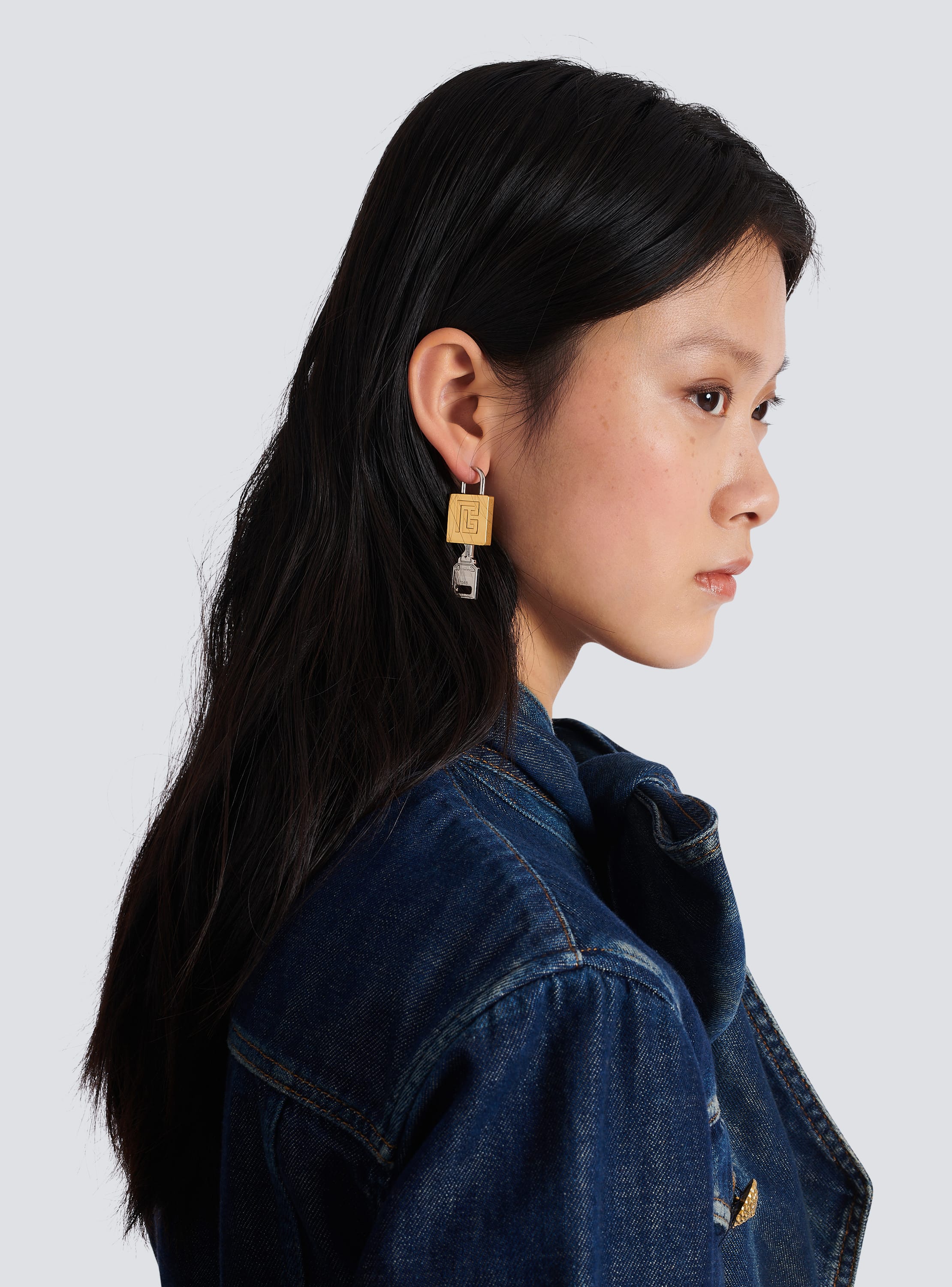 Lock & key earrings - Balmain - Women