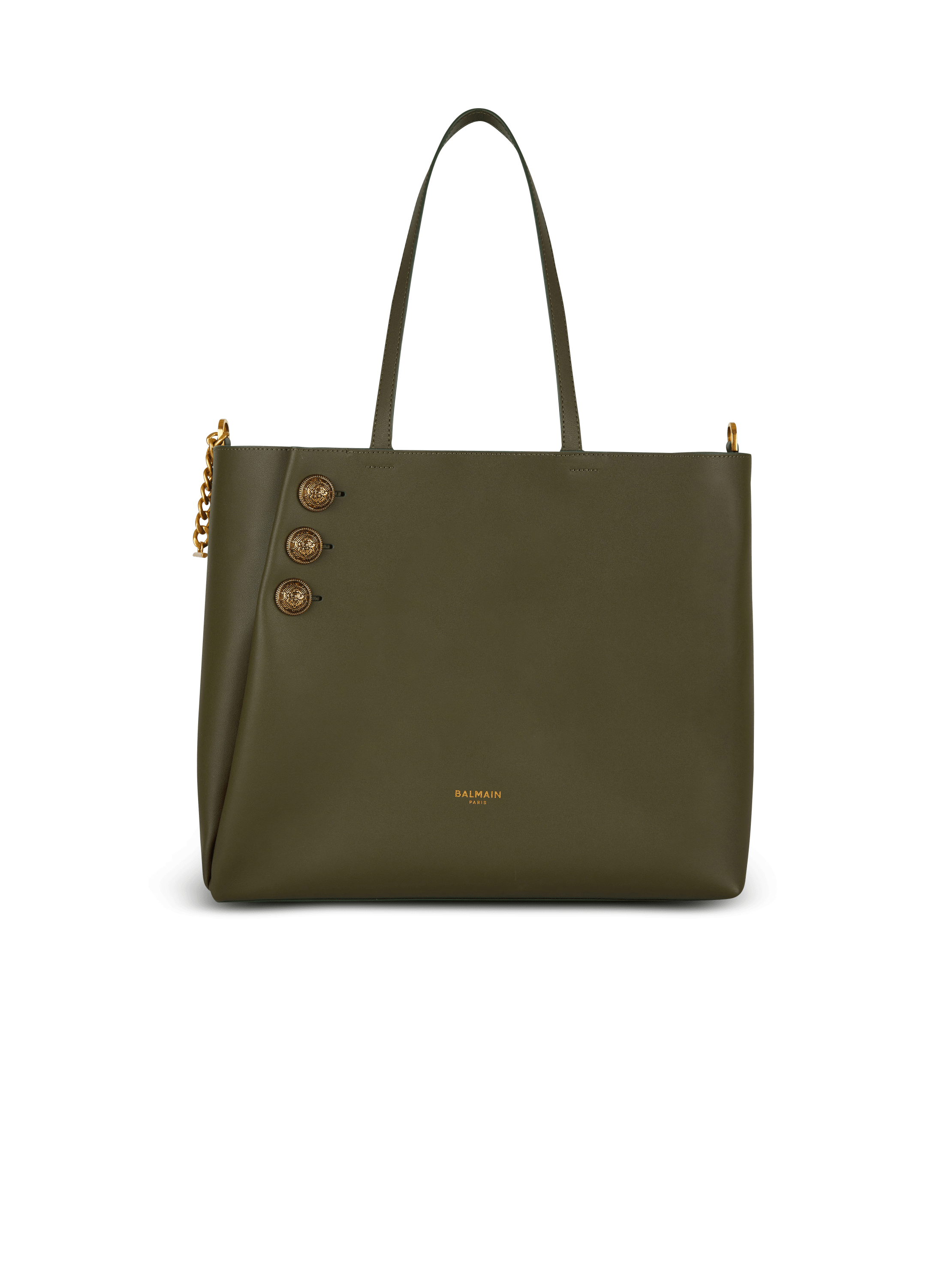 Borsa shopper Emblème in pelle