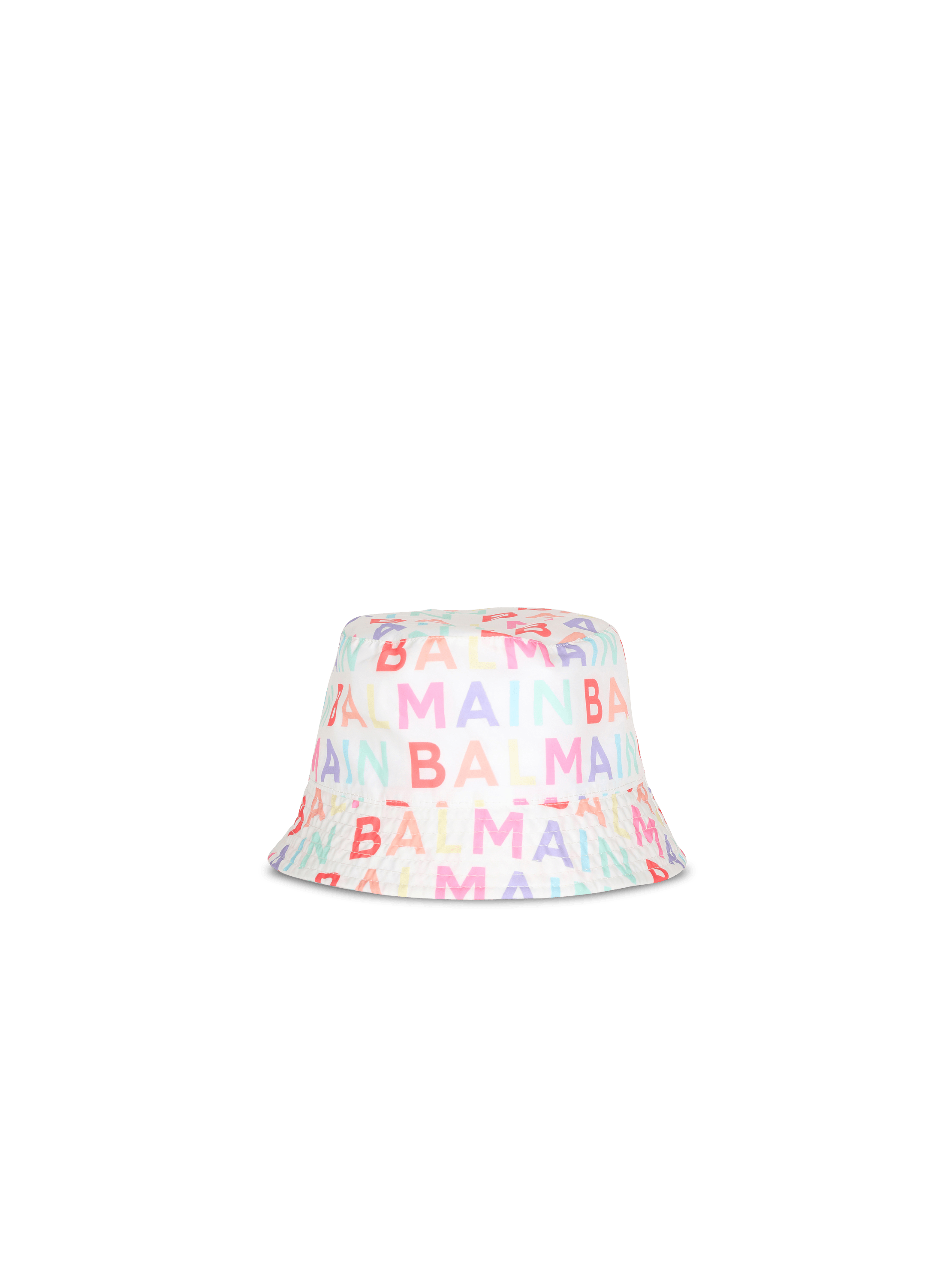 Sun hat with Balmain logos