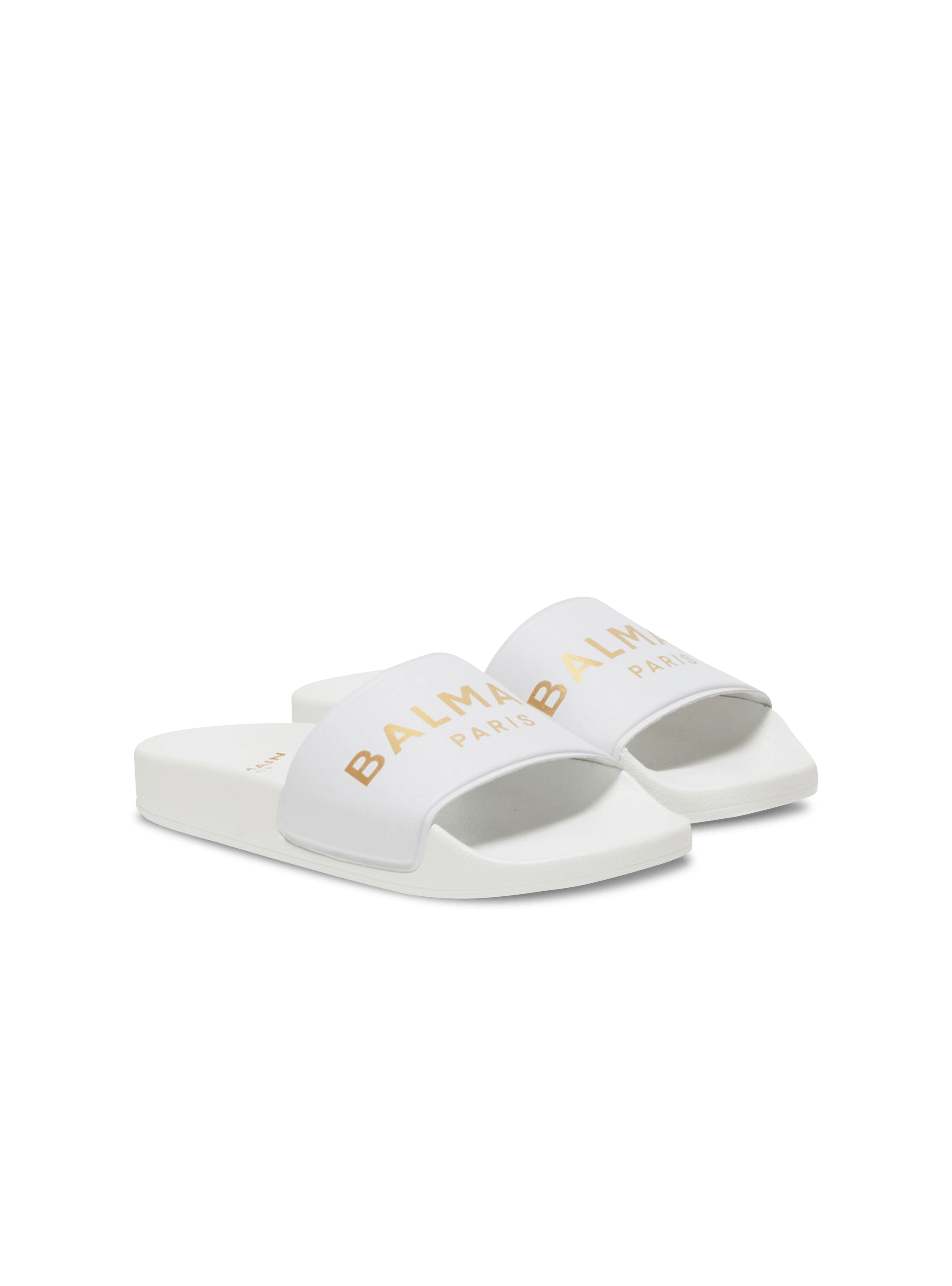 Flat Balmain logo sandals Child BALMAIN