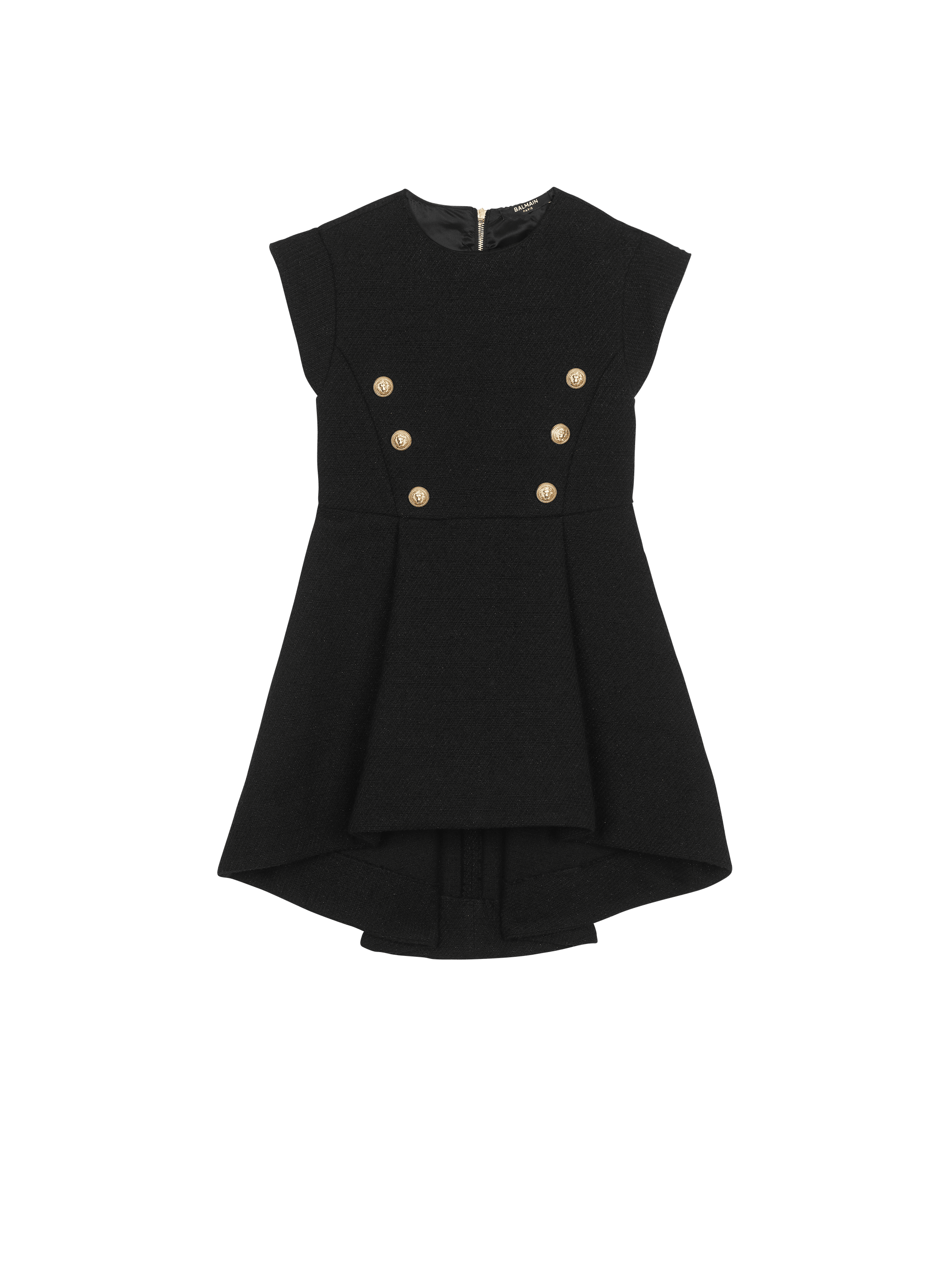 Cotton dress with buttons Child BALMAIN