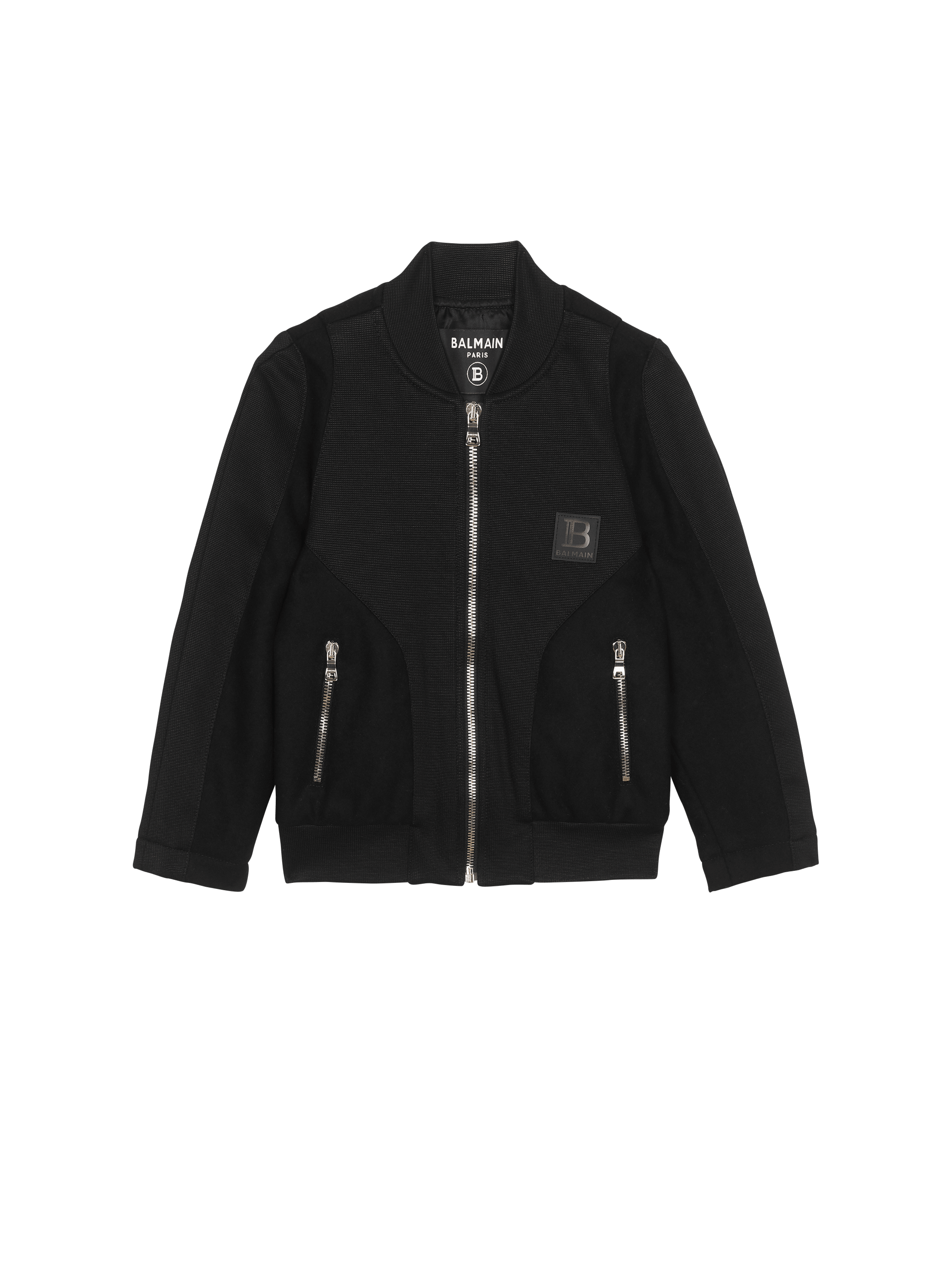 bomber with Balmain logo black - Child |