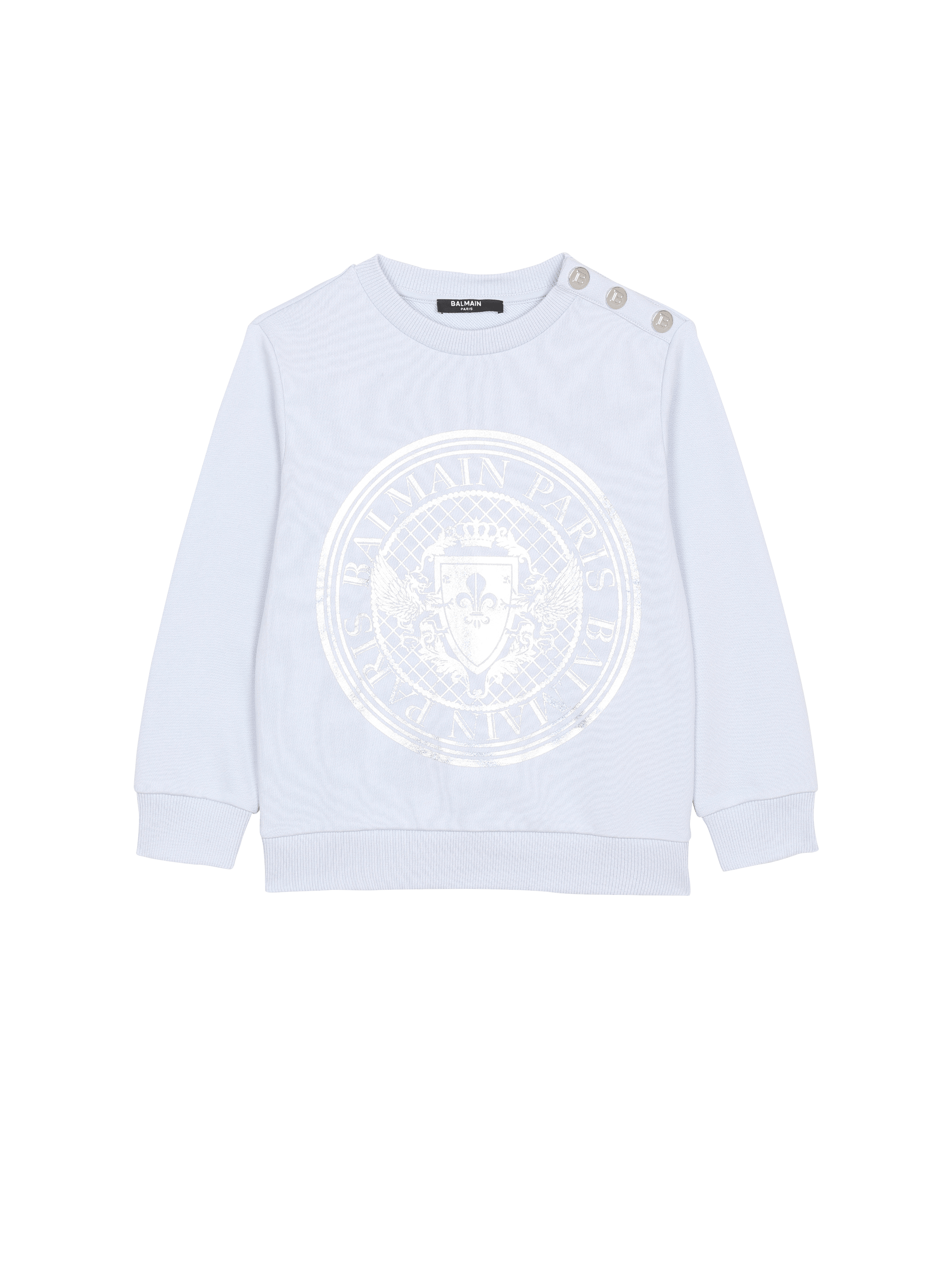 Balmain hot sale sweatshirt grey