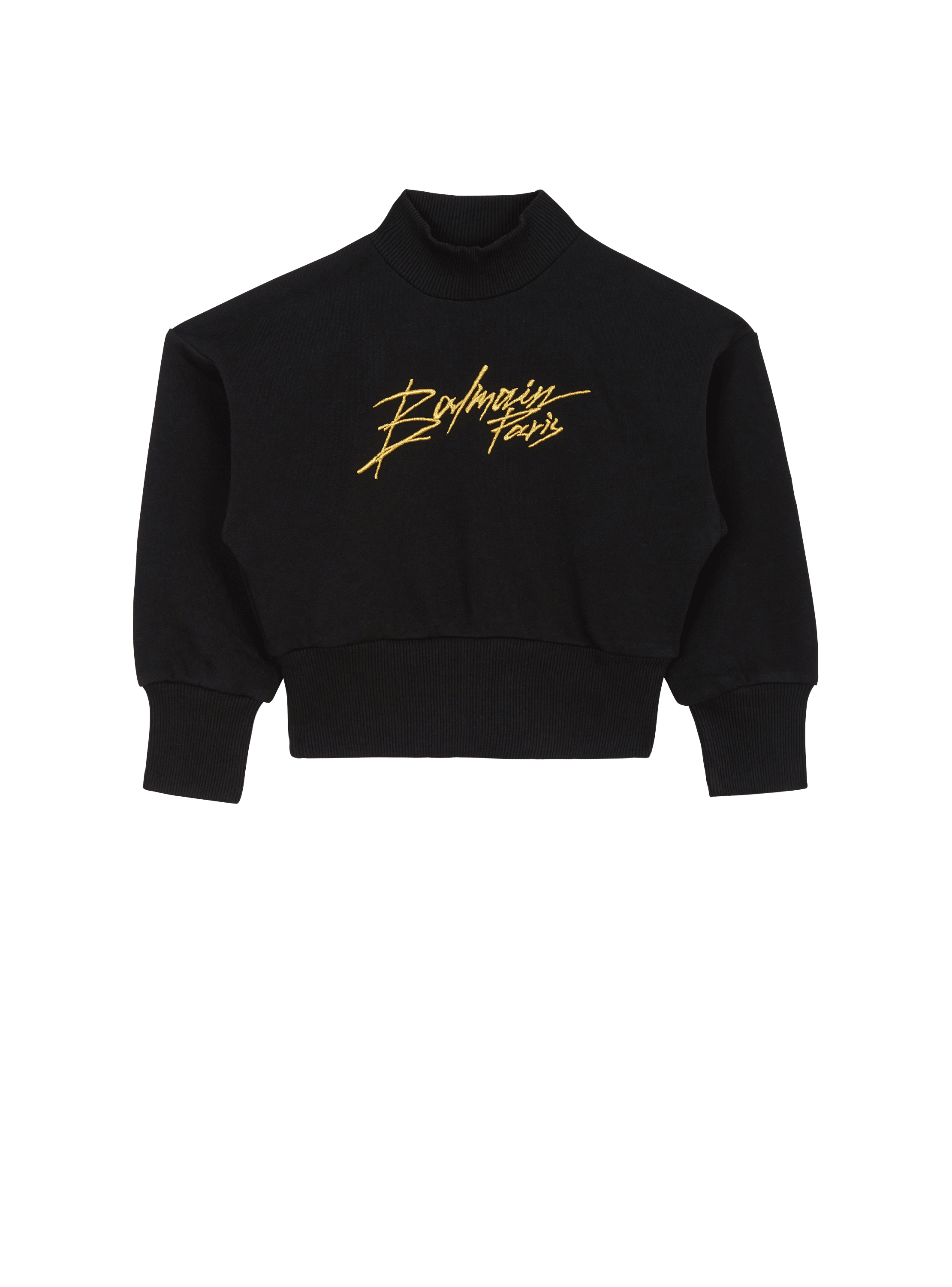 Balmain black and gold 2024 sweatshirt