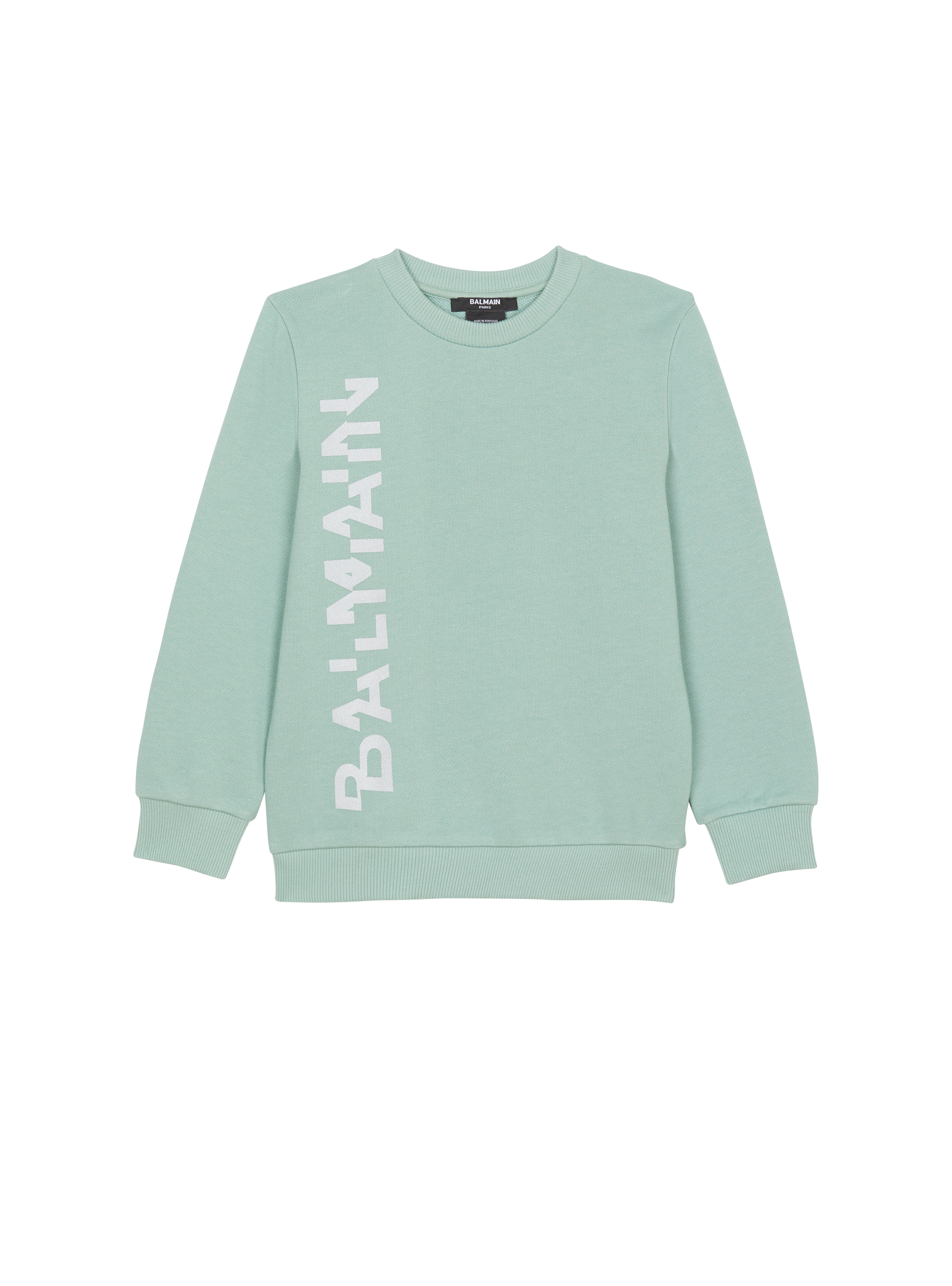 Sudadera con logotipo de Balmain brillante