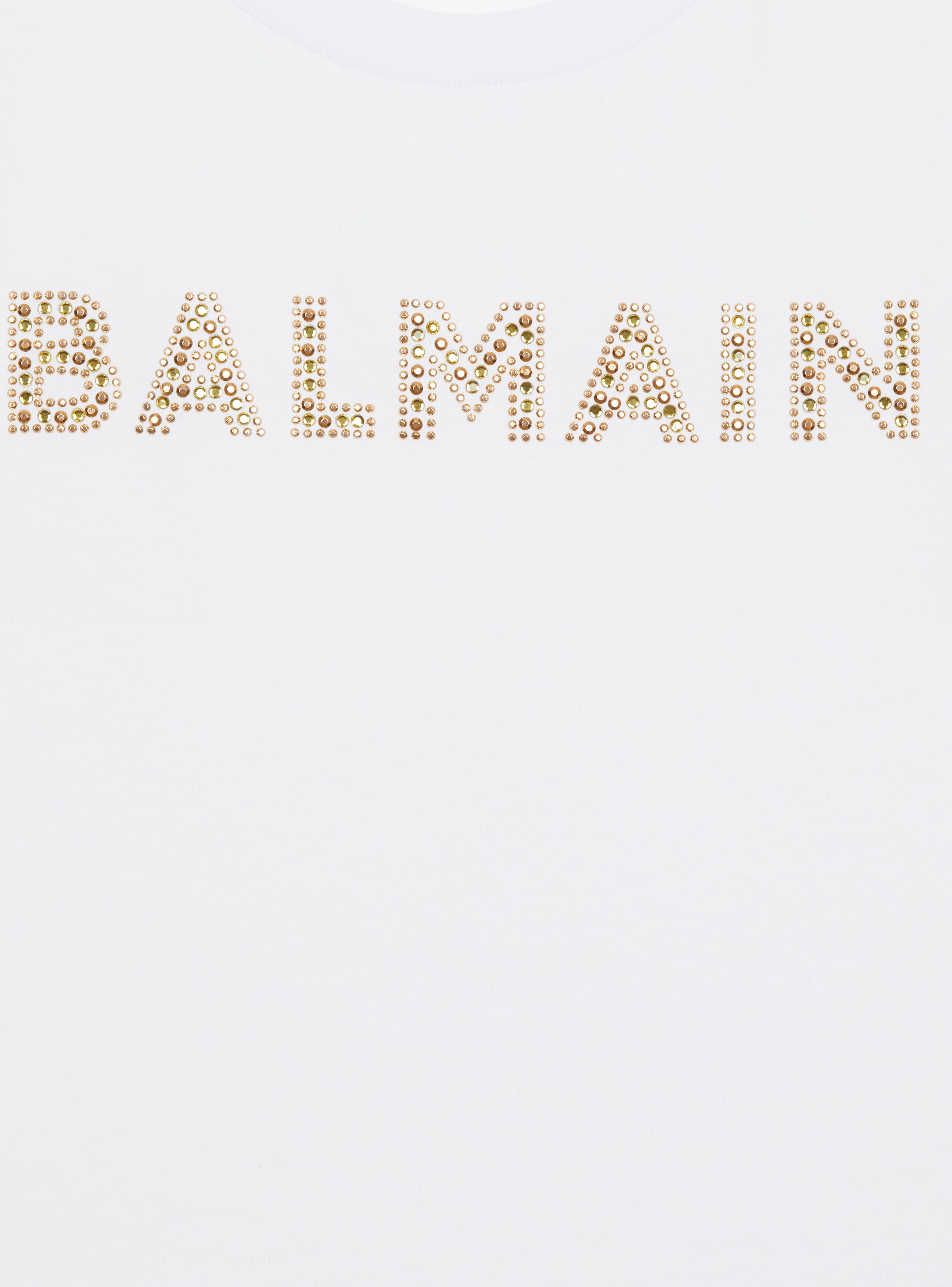 Balmain T-Shirt mit Strass