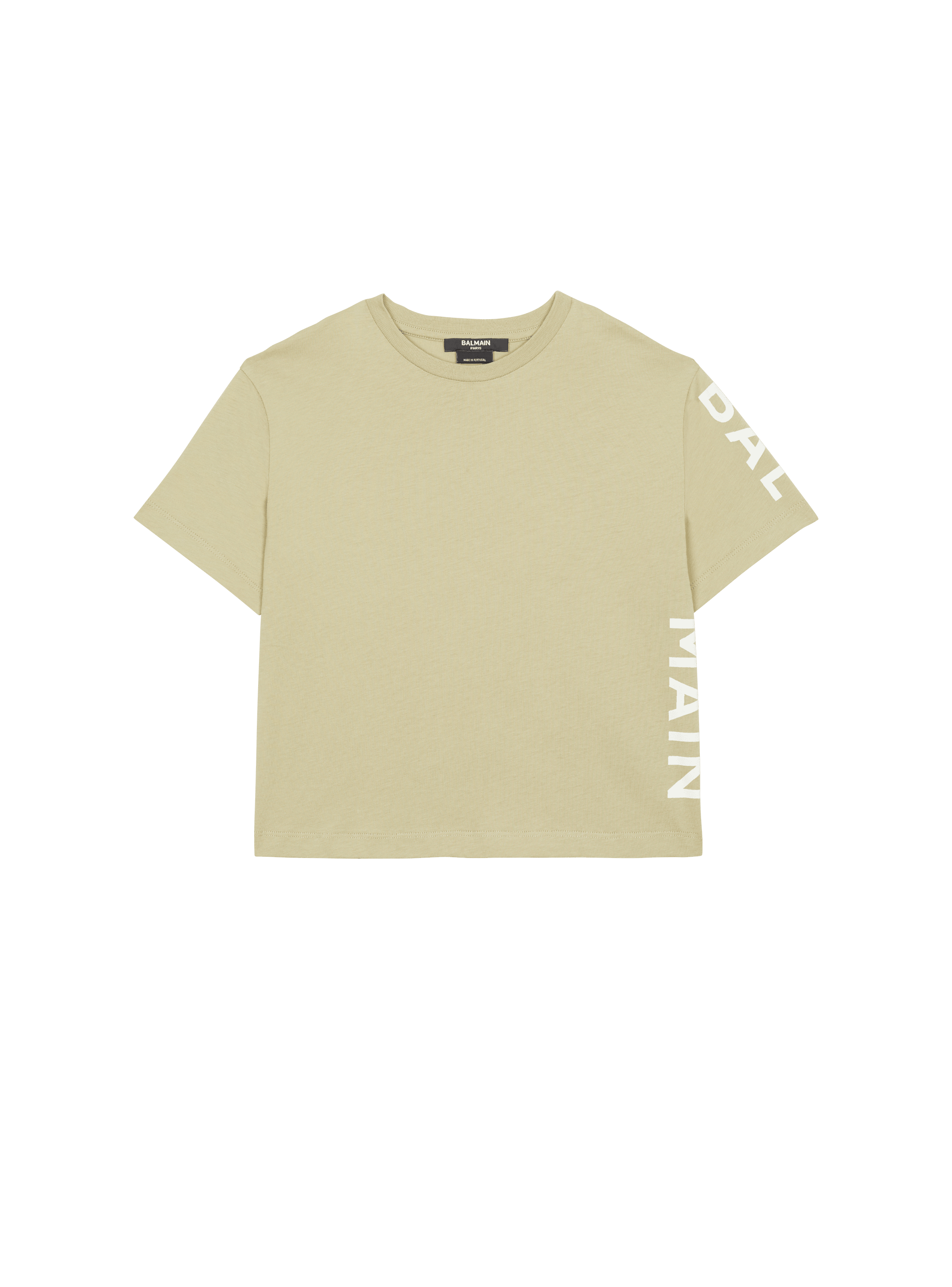 Goldenes Balmain-T-Shirt