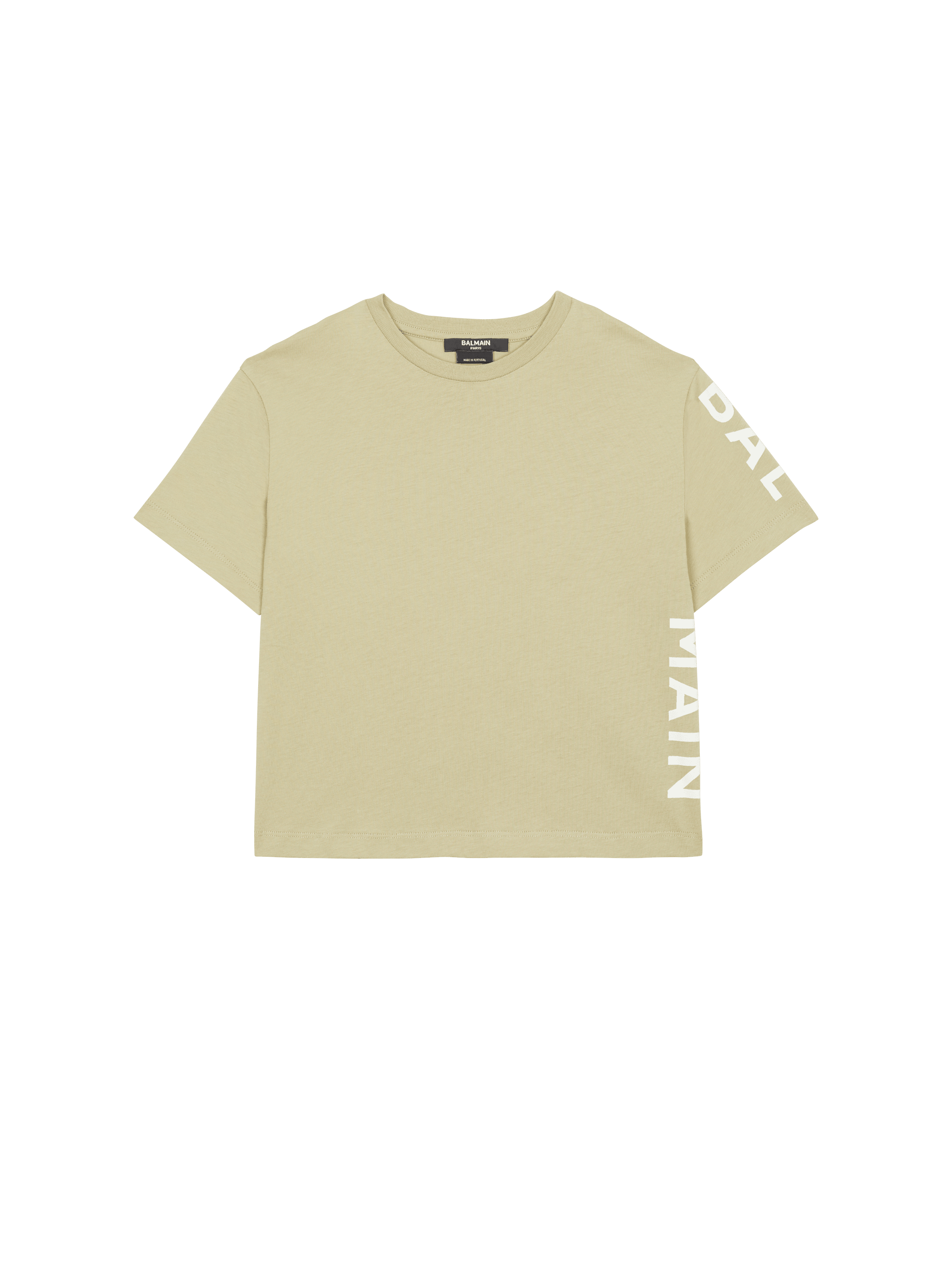 Camiseta Balmain dorada