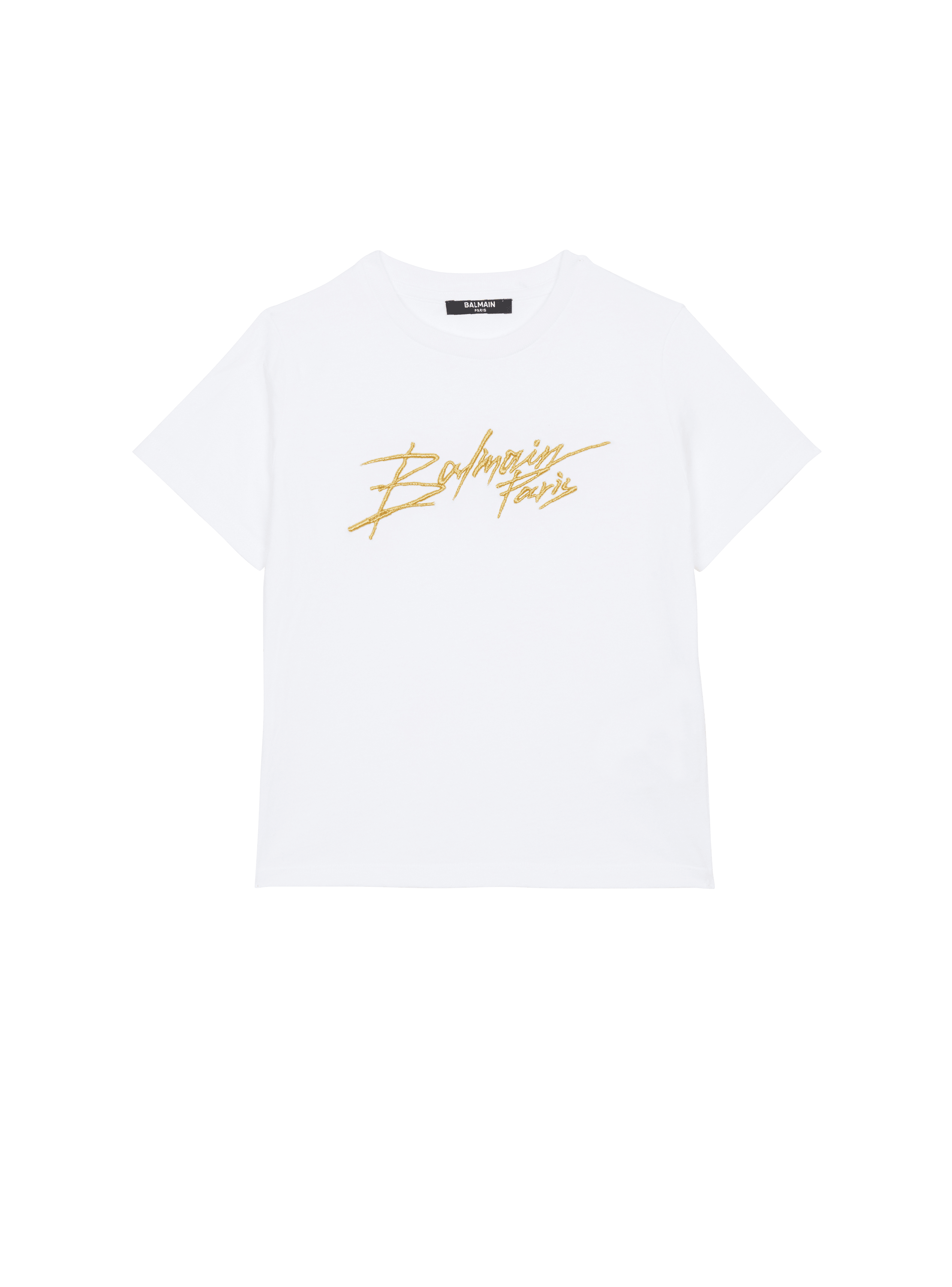 Balmain Signature T-shirt white - Child | BALMAIN