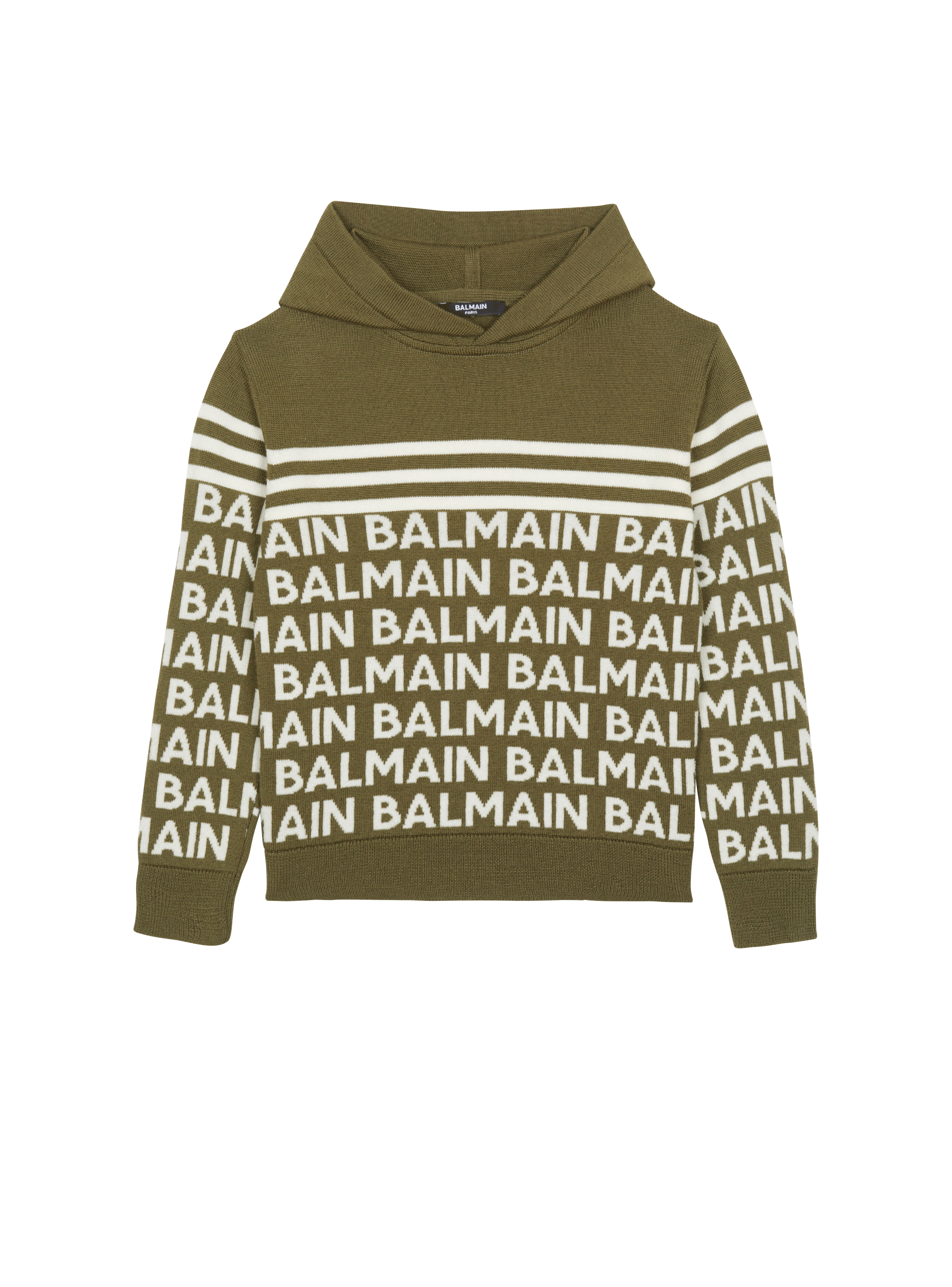 Balmain ファインニット フード付きセーター