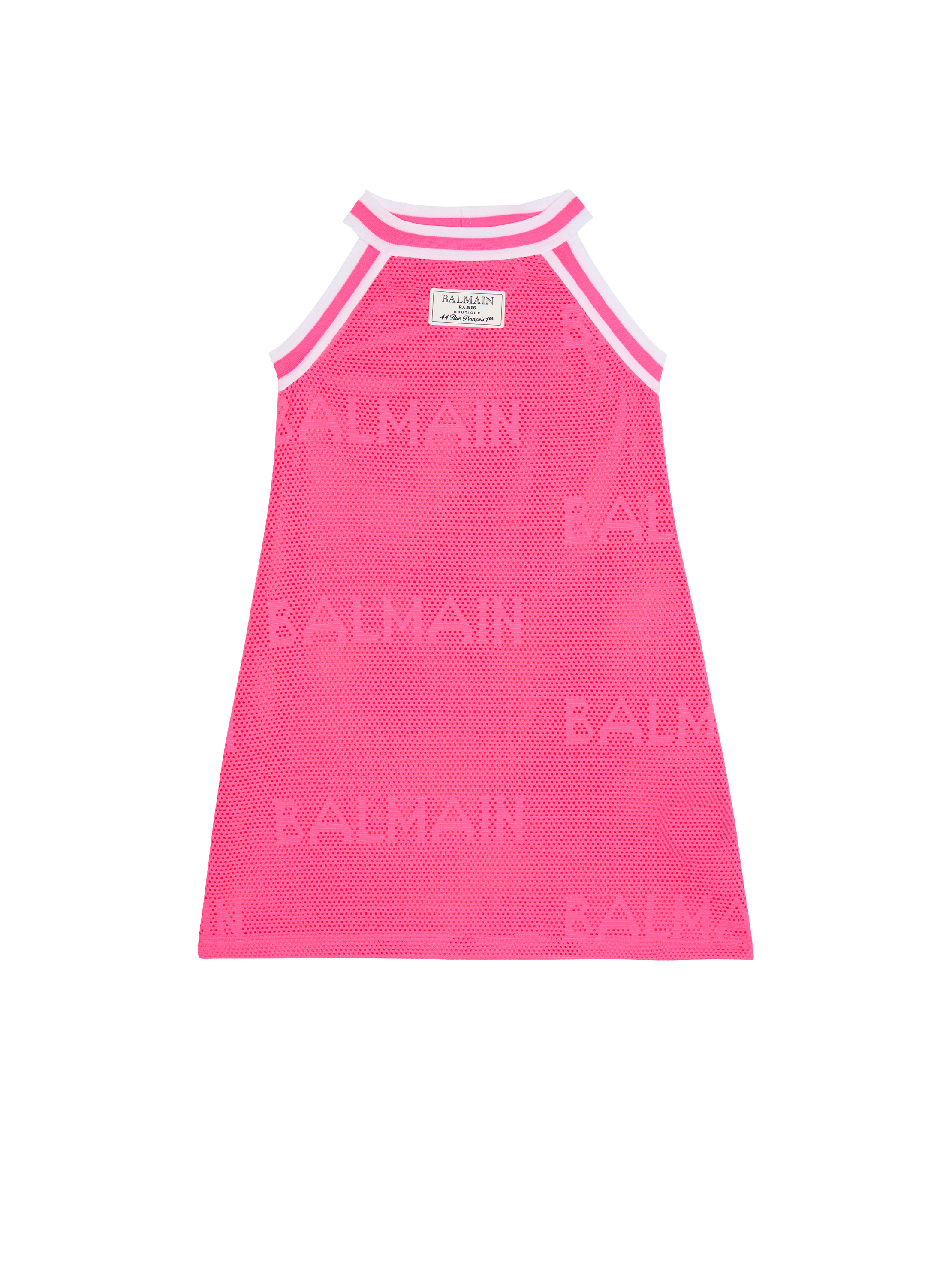 Knit dress with Balmain logo 