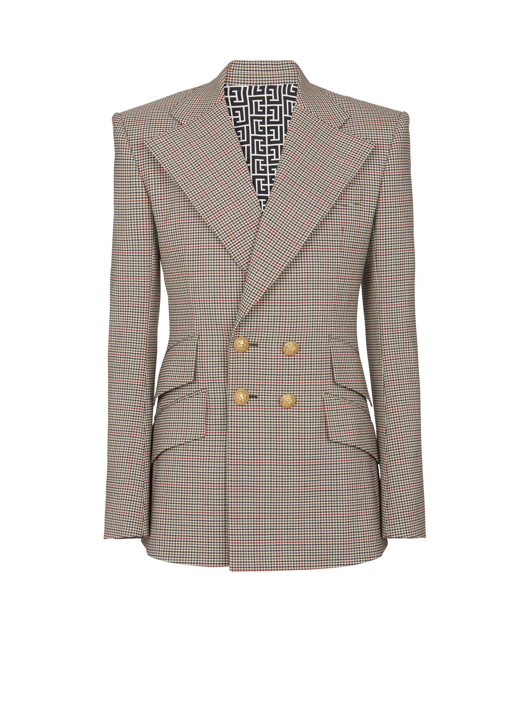 Double-Breasted Prince of Wales Blazer - Women - Ready-to-Wear
