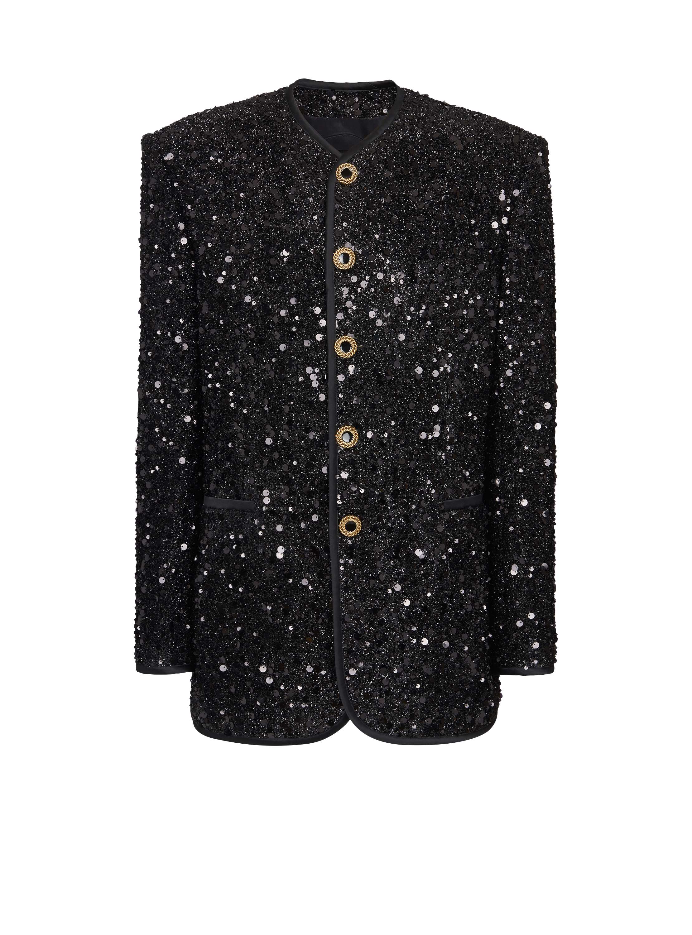 Veste sequin noir discount femme