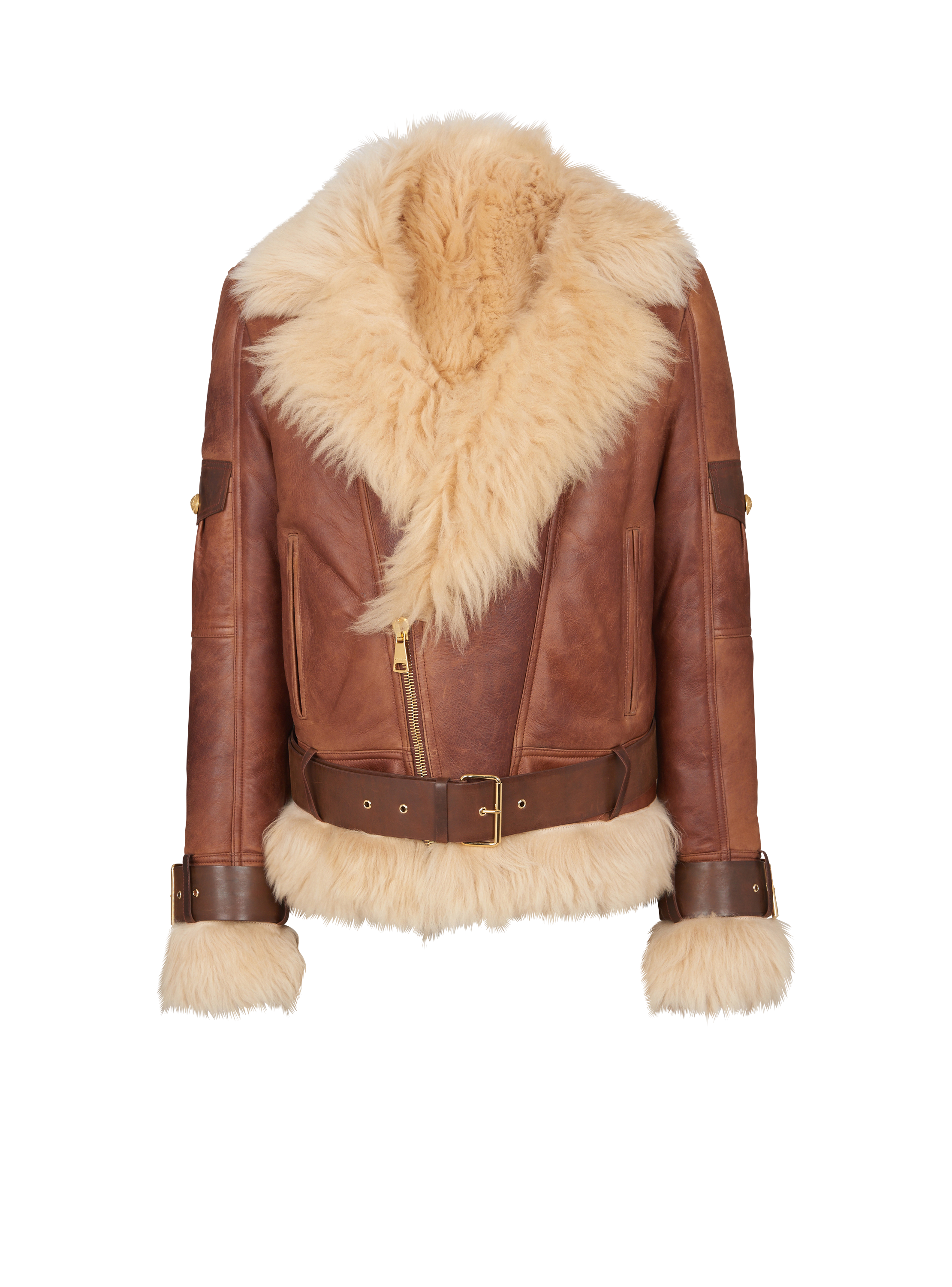 Sheepskin on sale aviator jacket