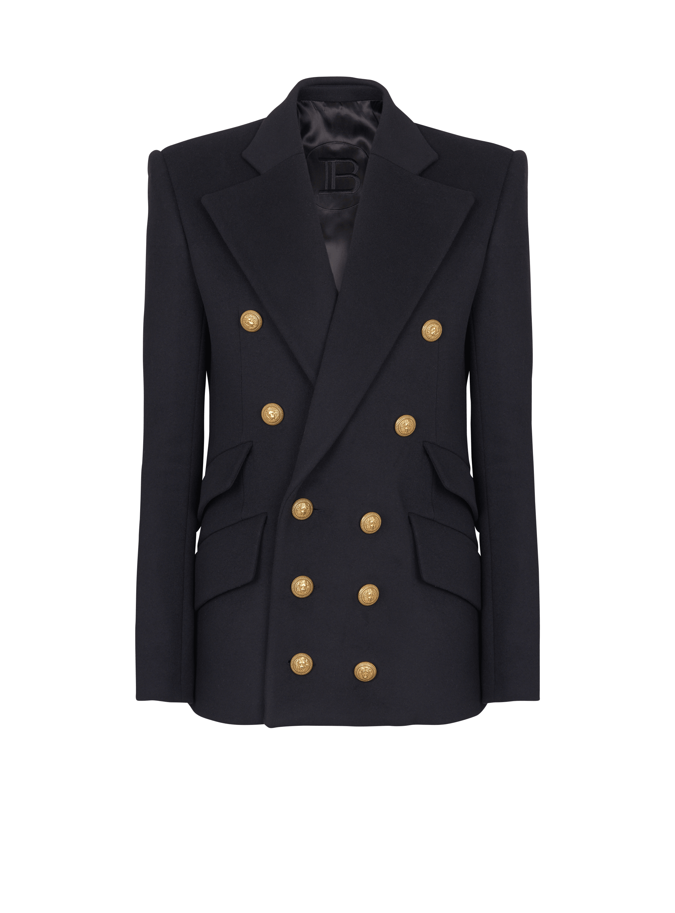 Short military-style coat