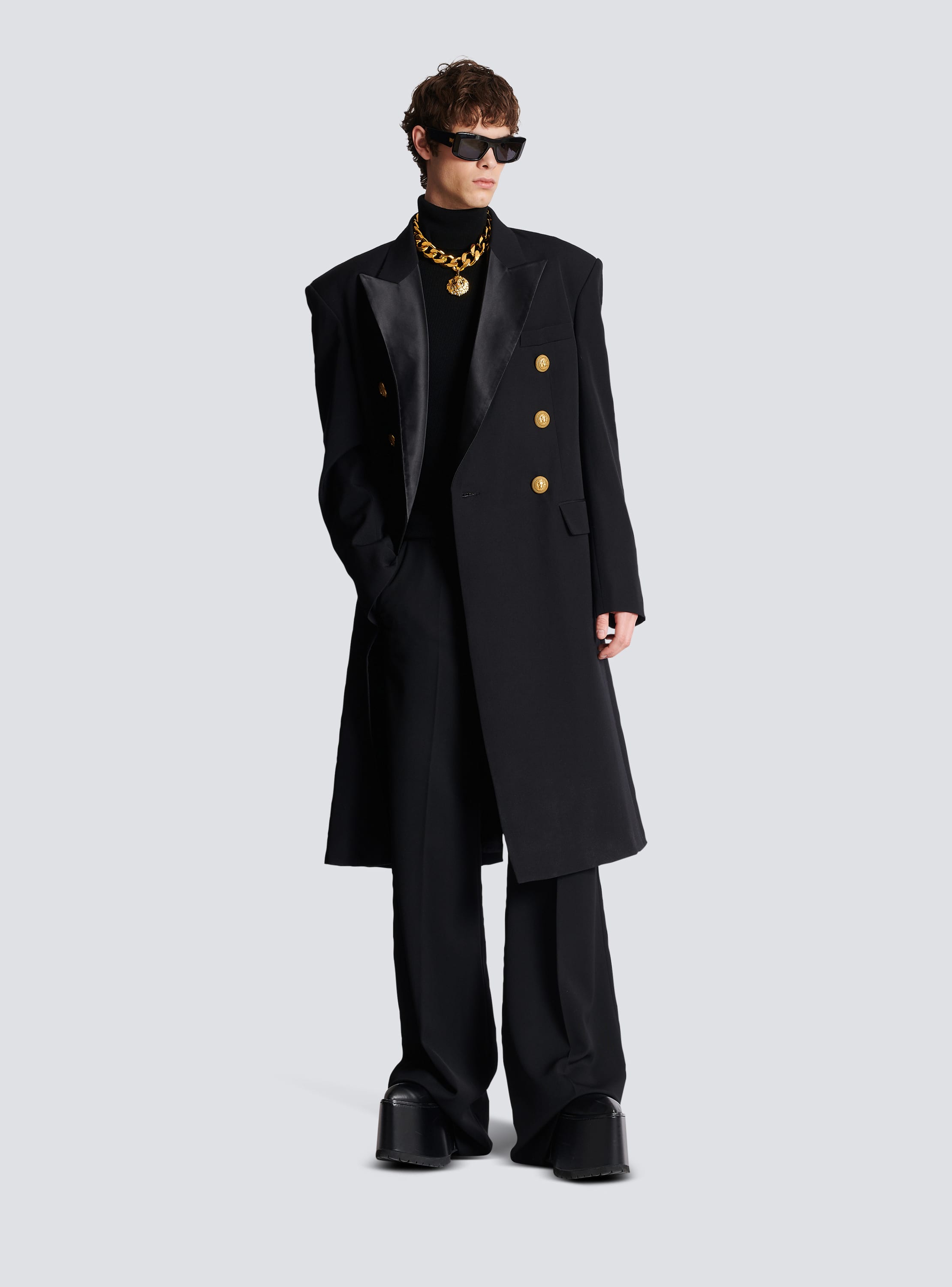 Manteau officier long