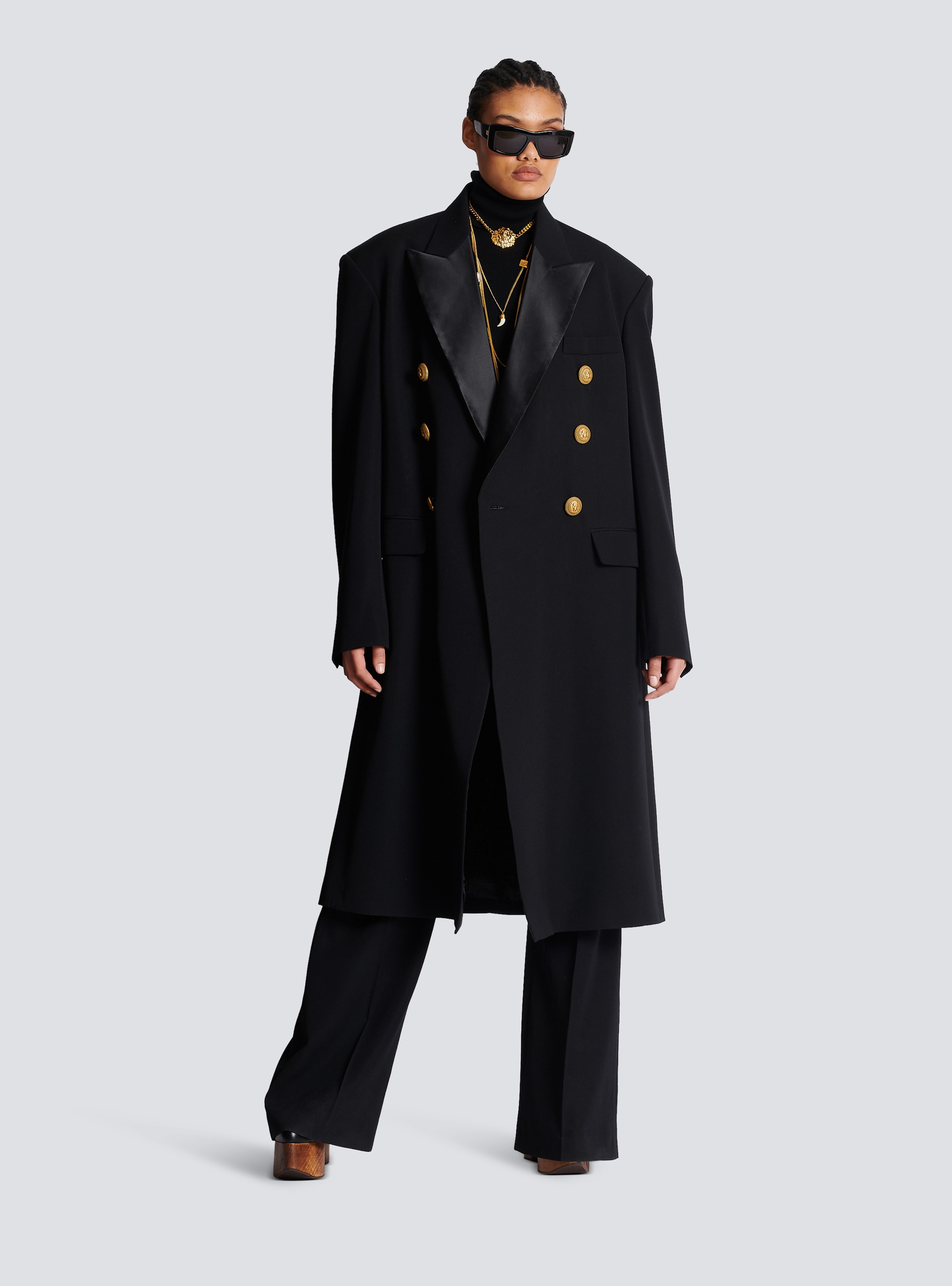 Balmain coat discount