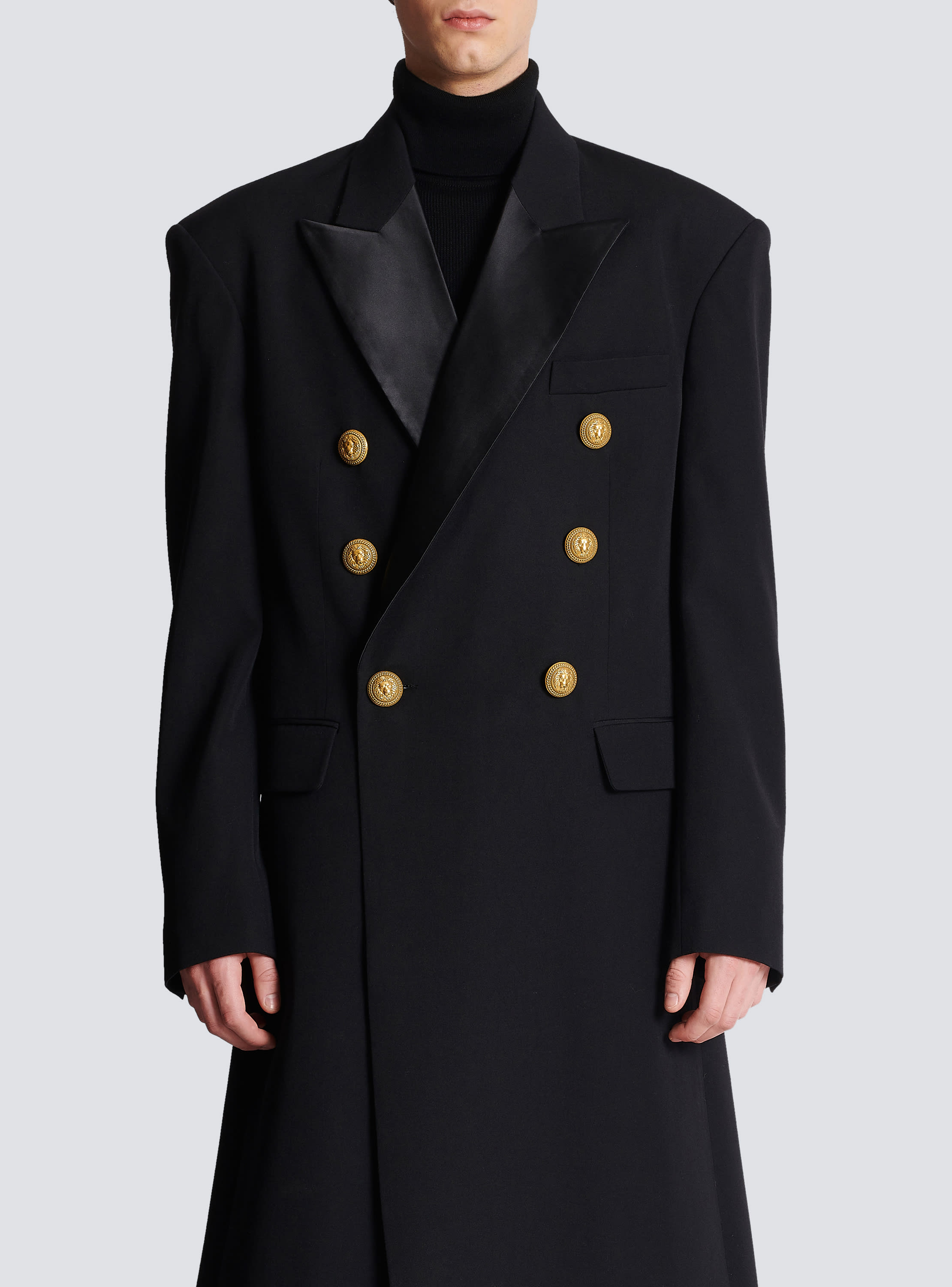 Manteau balmain best sale