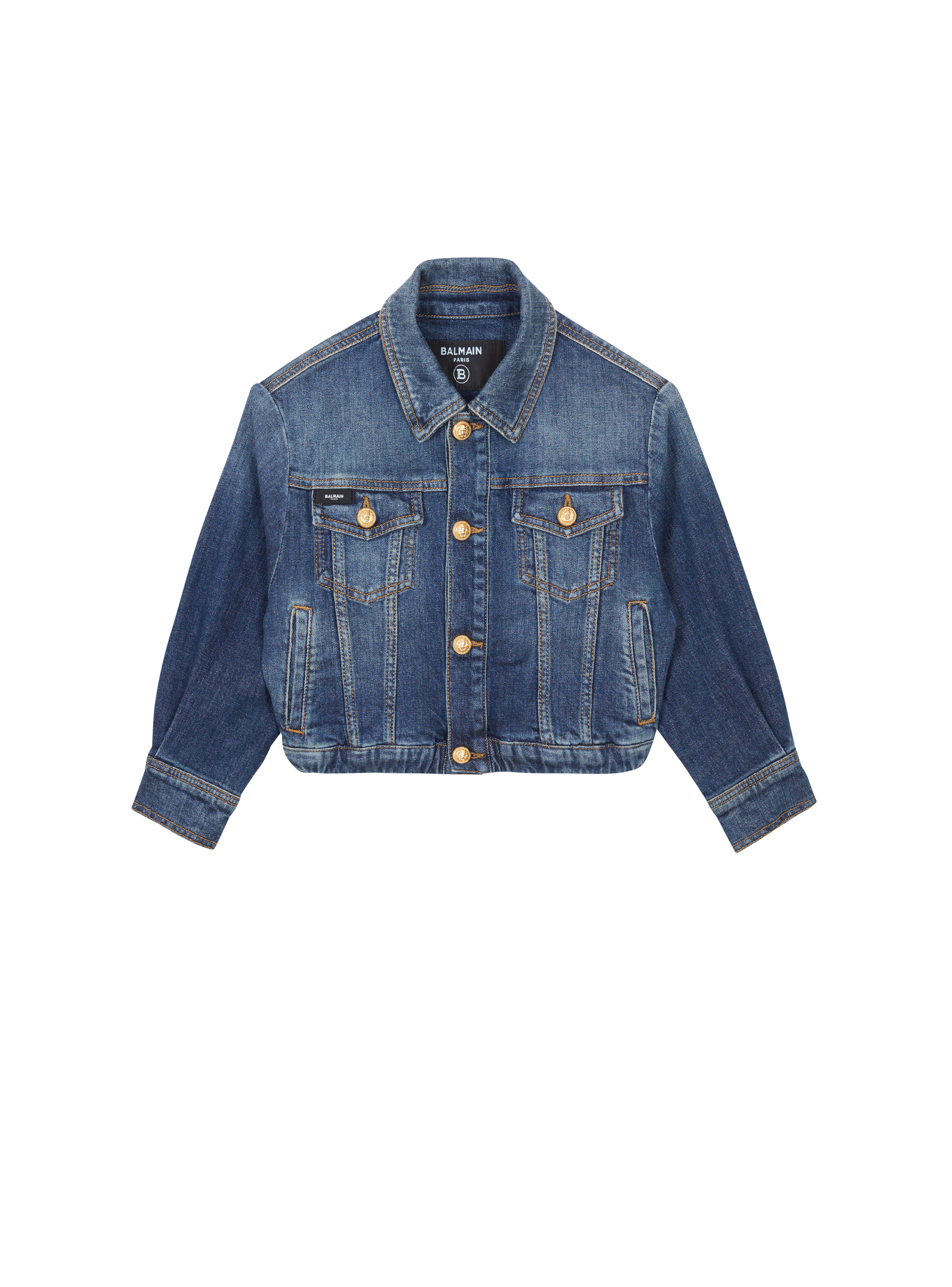 Denim jacket navy - Child | BALMAIN