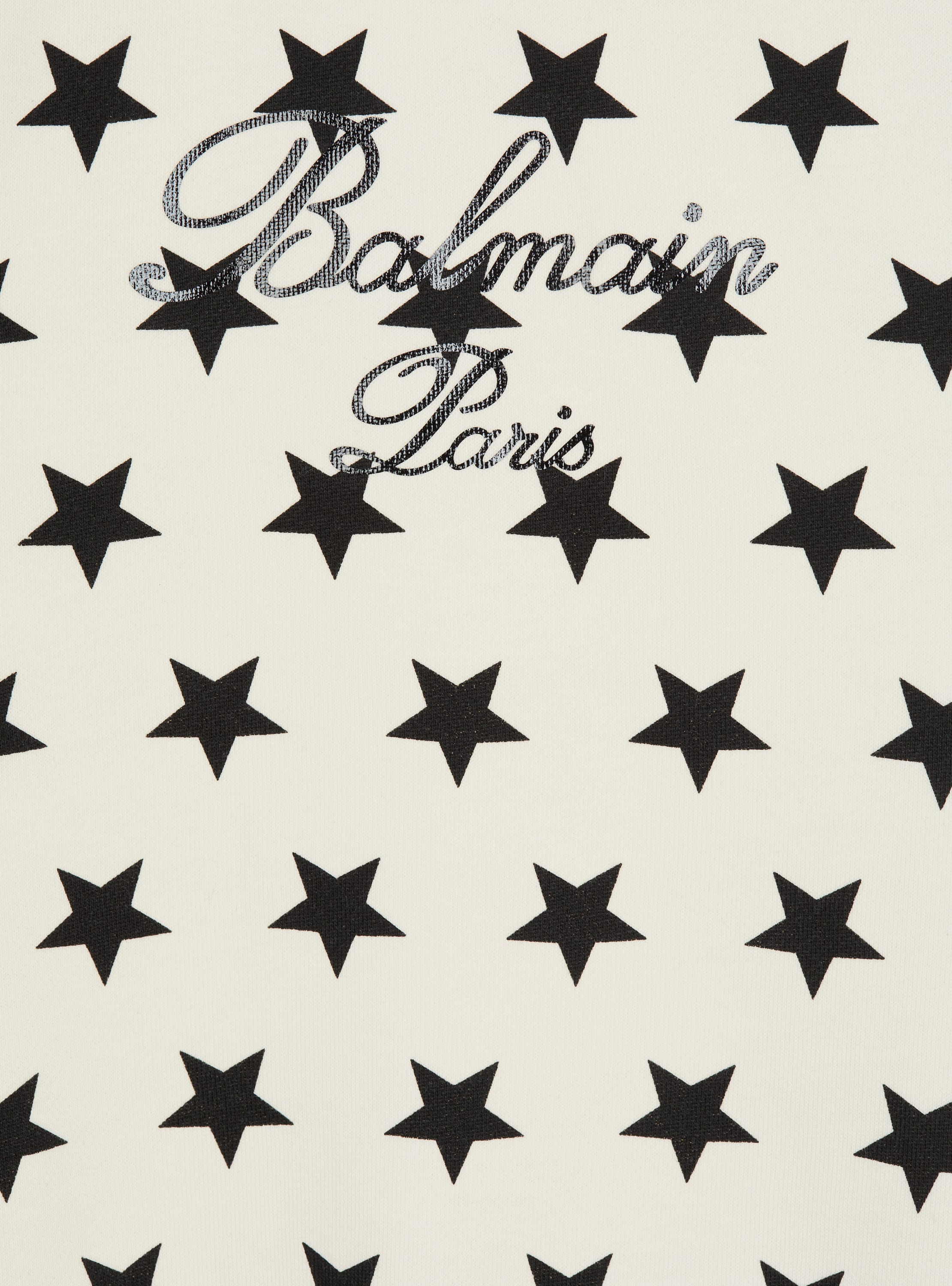 Felpa Balmain iconica stelle