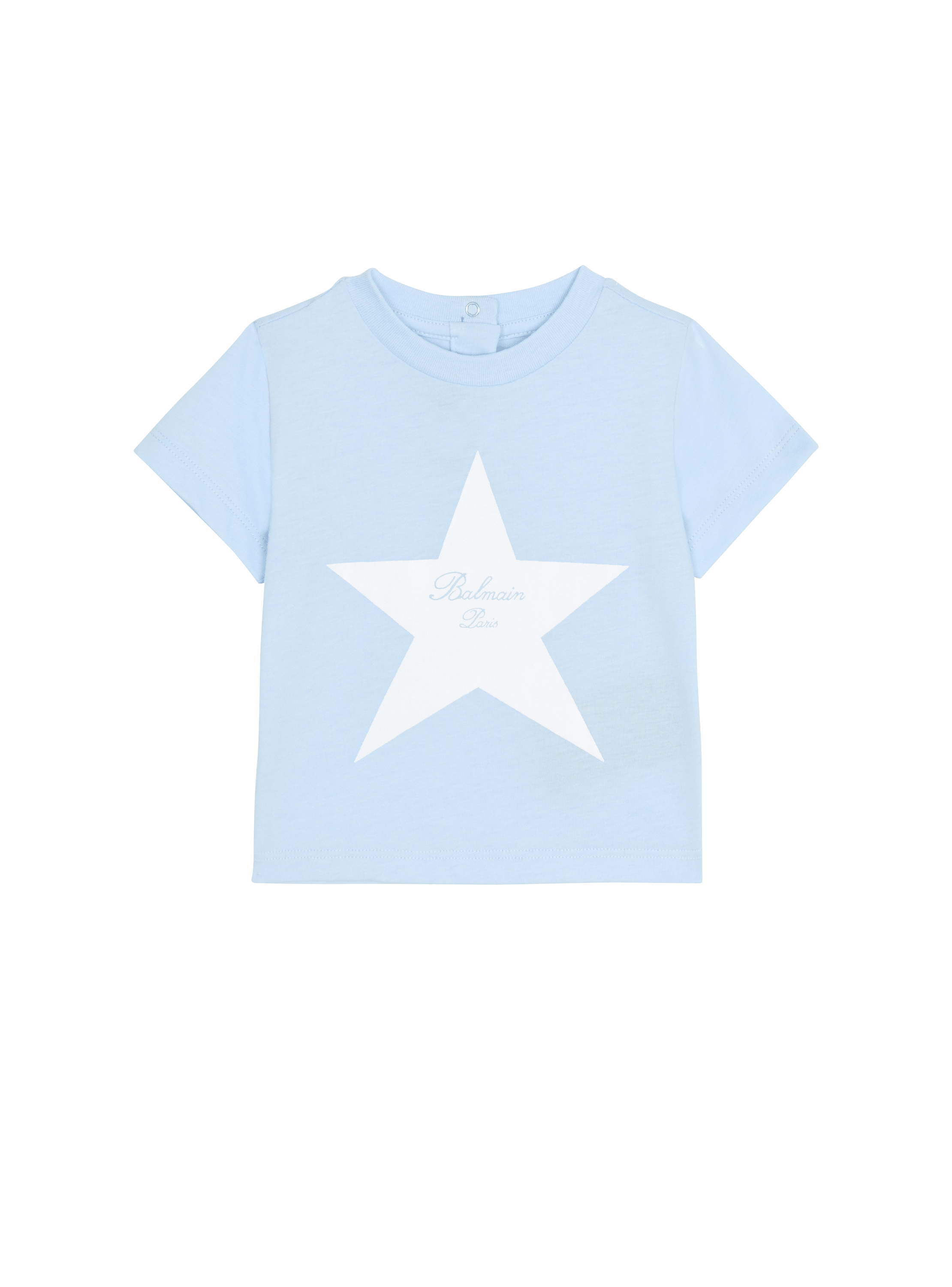 Balmain Signature T-Shirt mit Stern