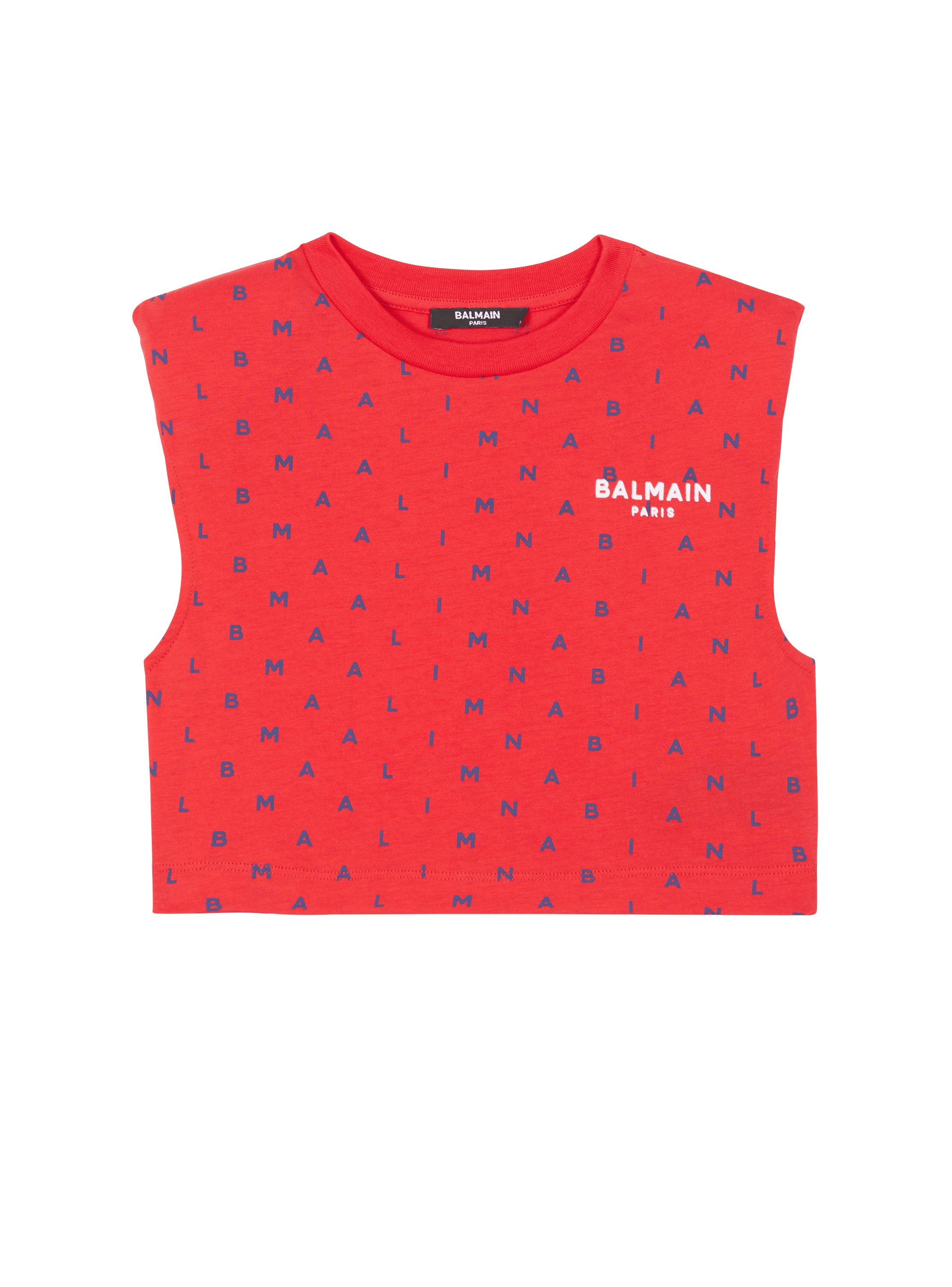 Balmain アルファベット Tシャツ