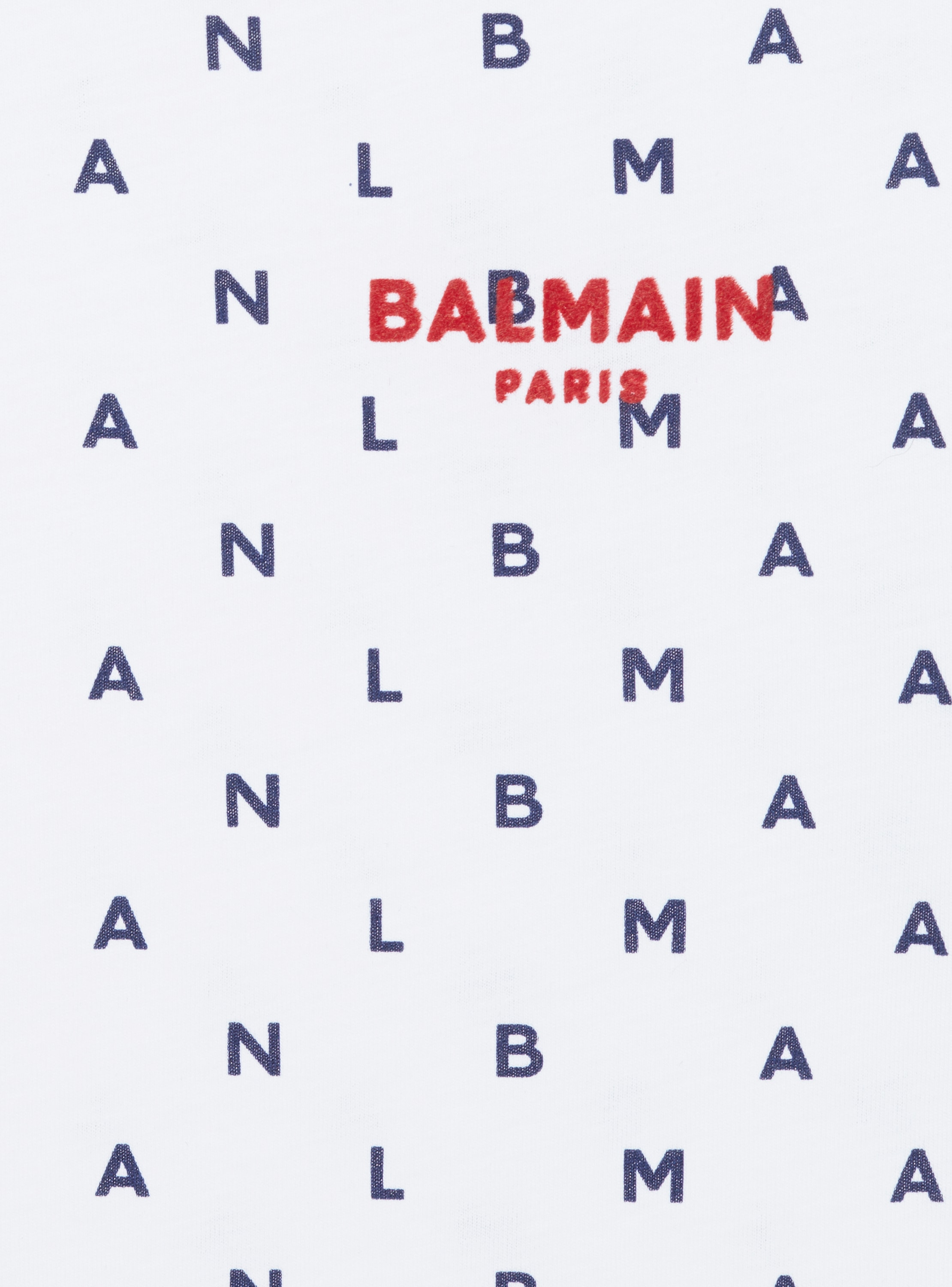 T-shirt Balmain lettere
