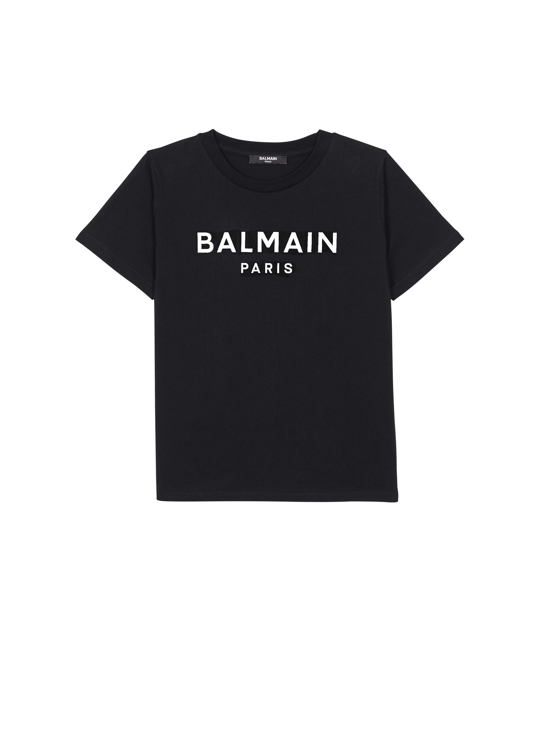 Balmain Paris metal T-shirt black - Child | BALMAIN