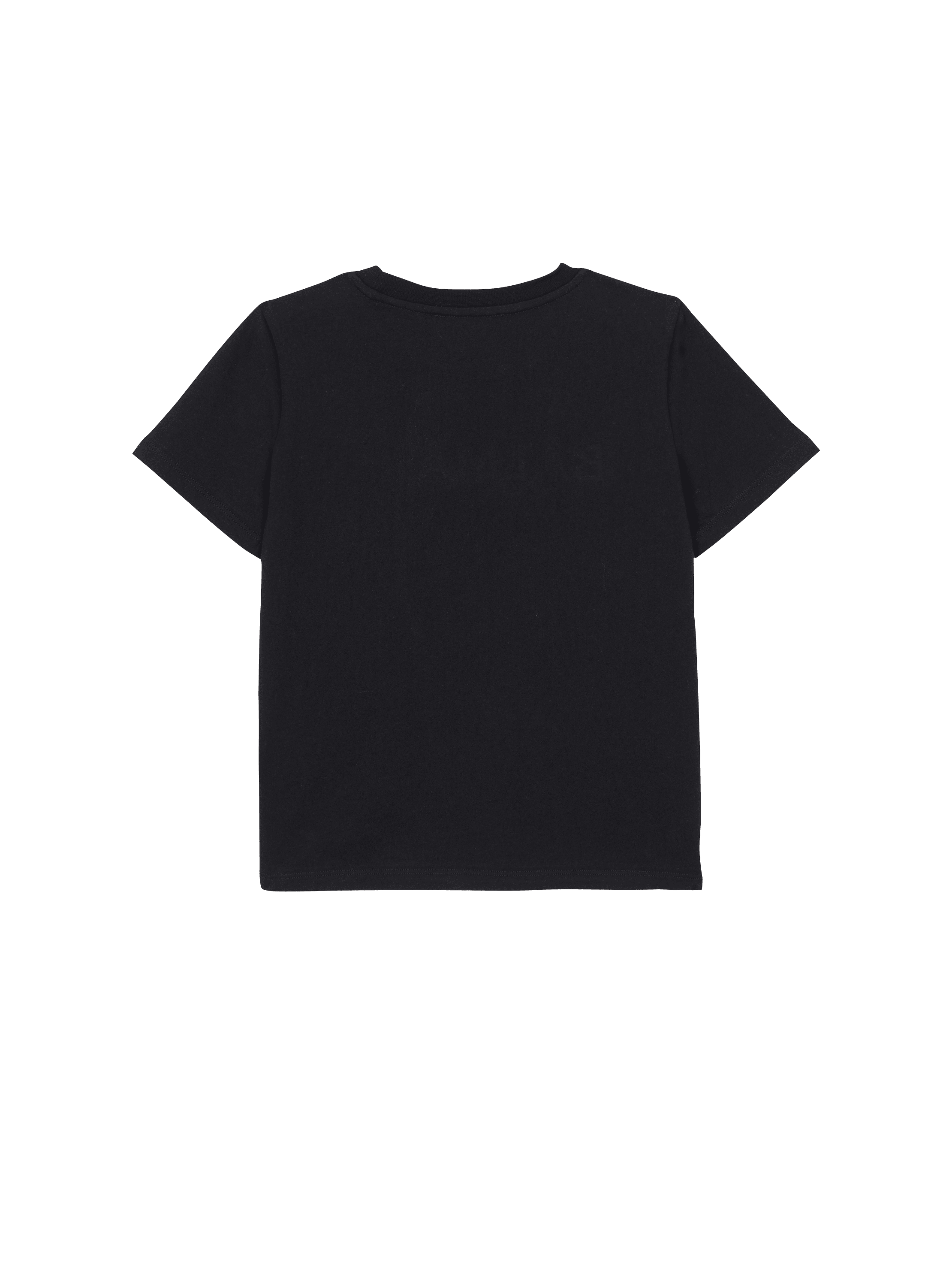 Balmain Kids logo-print cotton T-Shirt - Black
