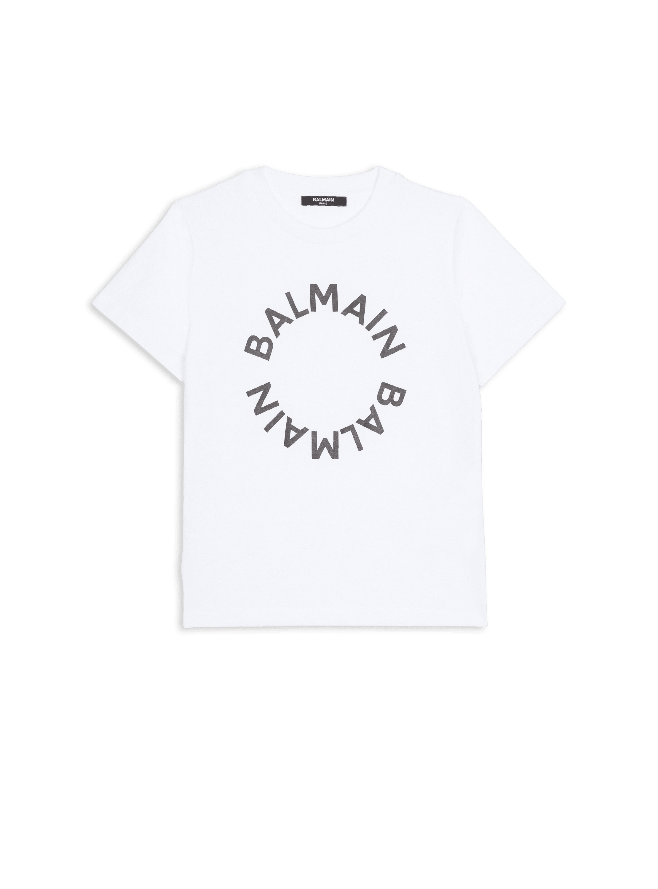 Camiseta con logotipo de Balmain