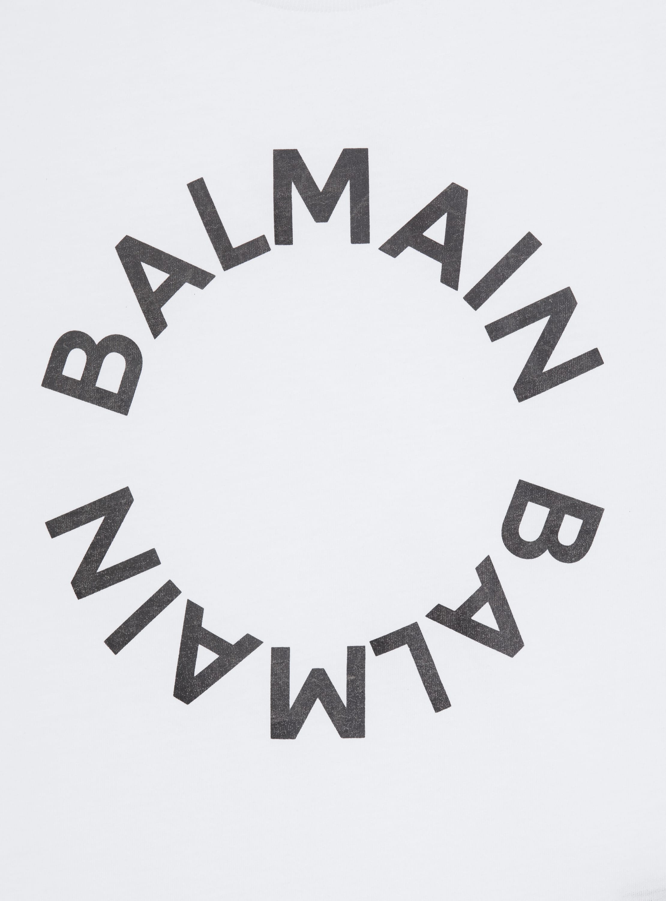Camiseta con logotipo de Balmain