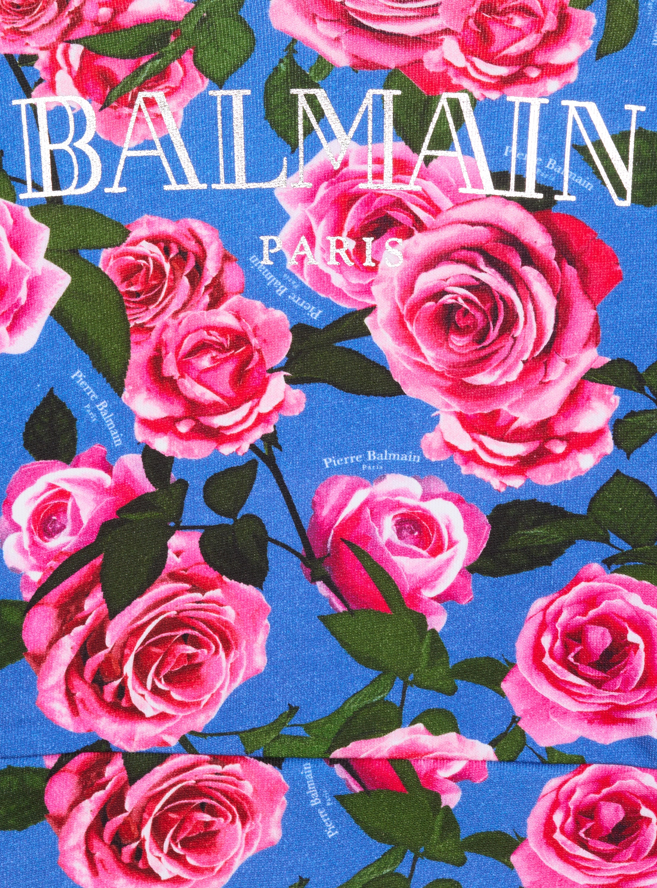 Balmain Vintage 印花连帽衫