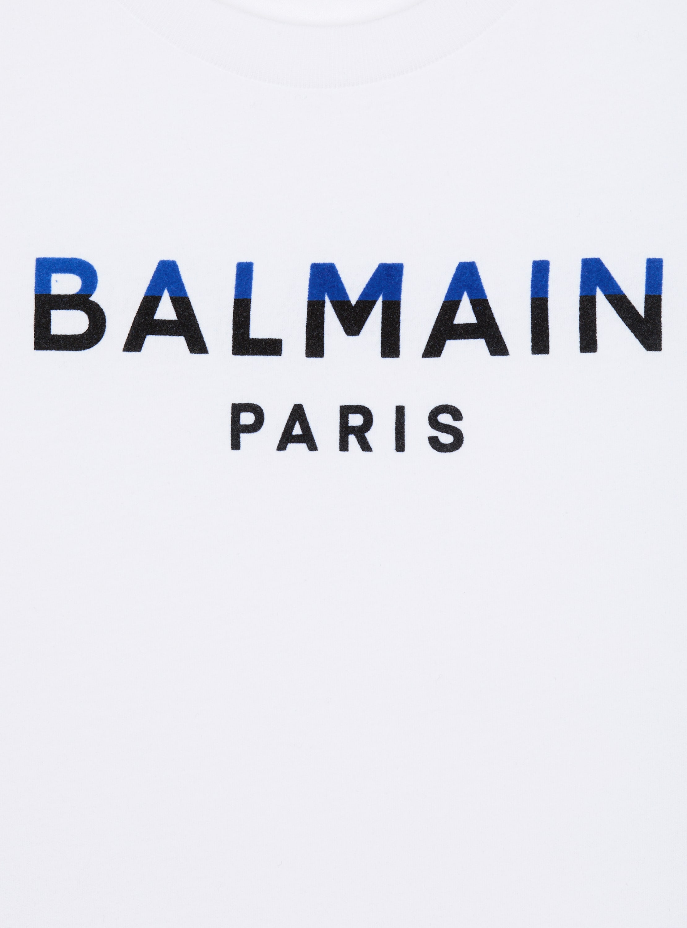 Printed Balmain Paris short-sleeved T-shirt