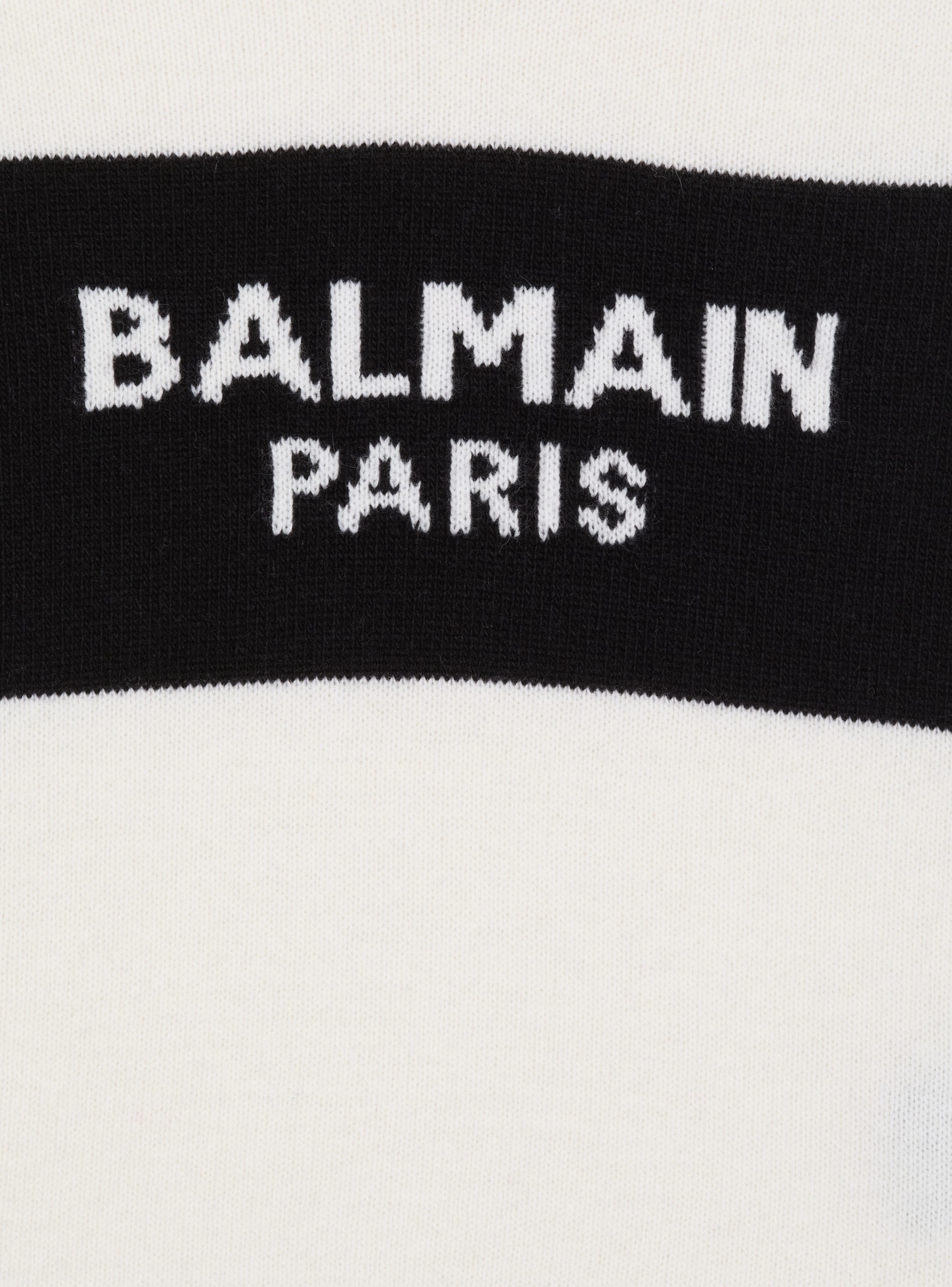 Sleeveless knitted Balmain Paris jumper