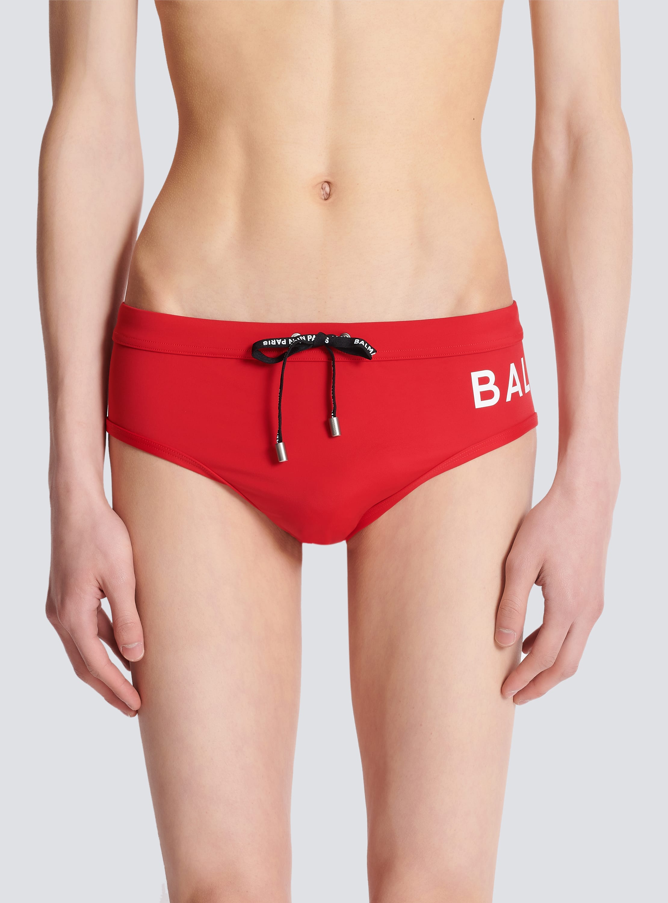 Slip de bain rouge Homme BALMAIN