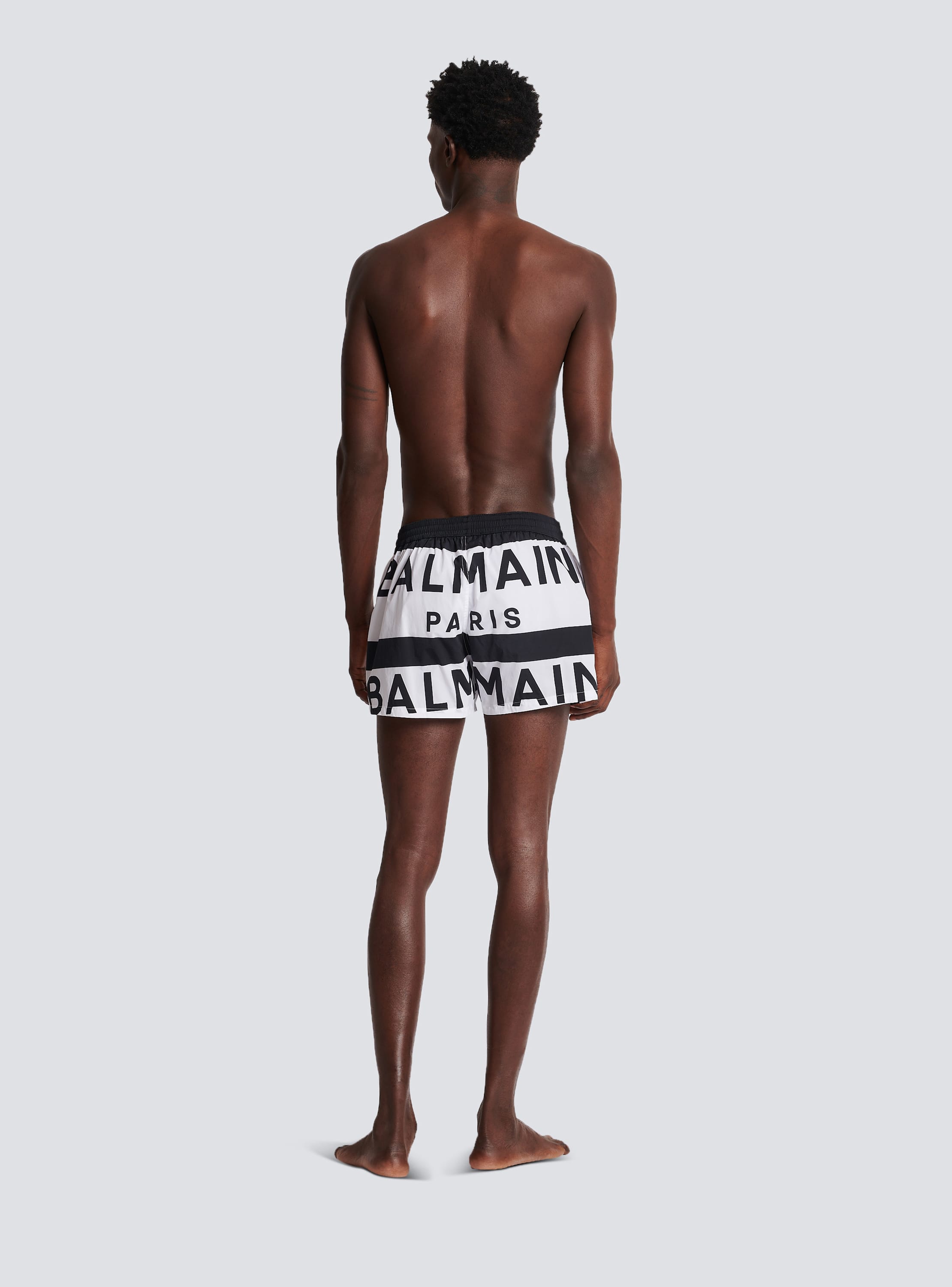 frill Trække ud Klassifikation Balmain logo swim shorts black - Men | BALMAIN