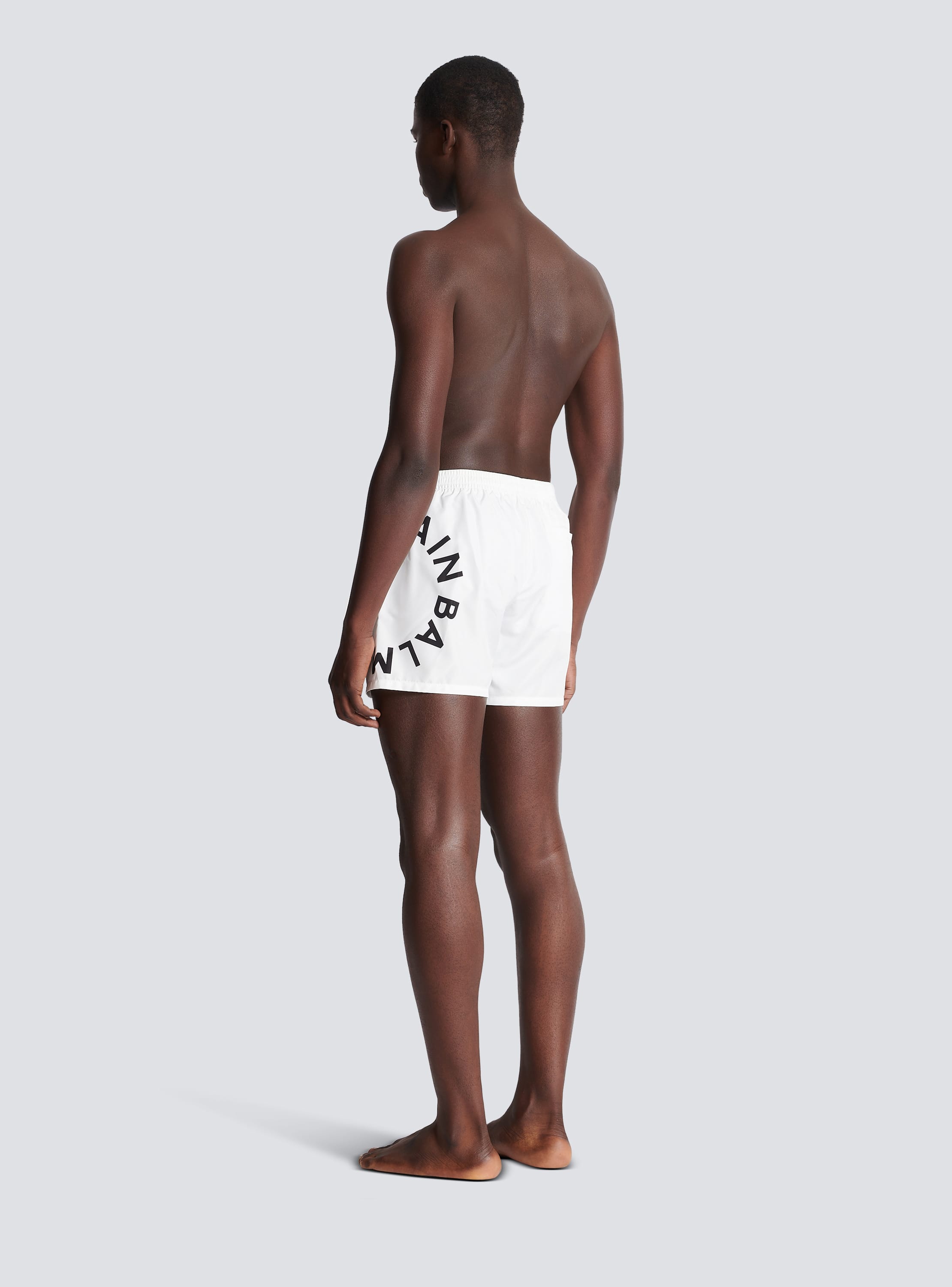 Balmain Logo Tech Swim Shorts