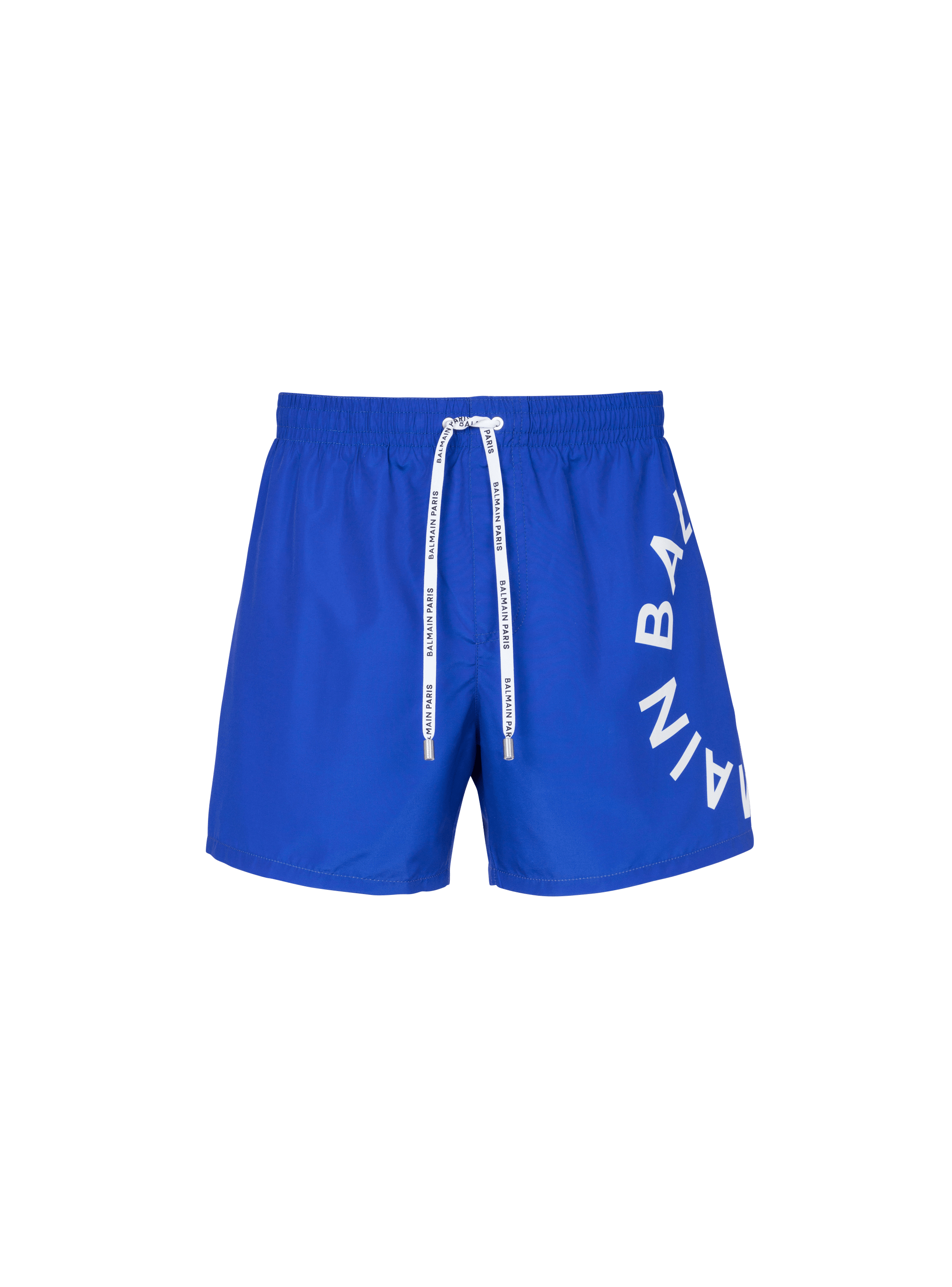 Balmain swim shorts, blue, hi-res