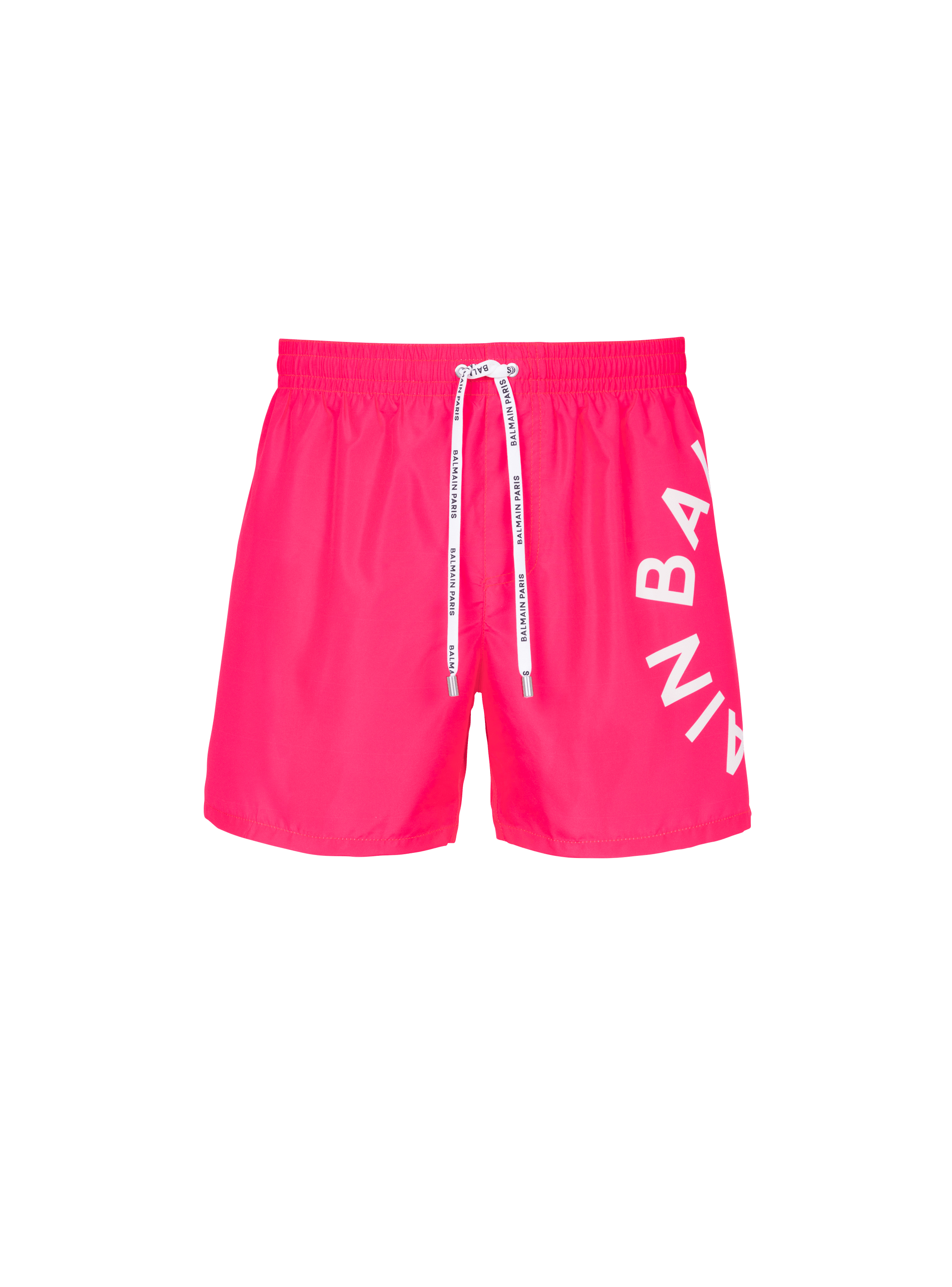 Balmain swim shorts, pink, hi-res