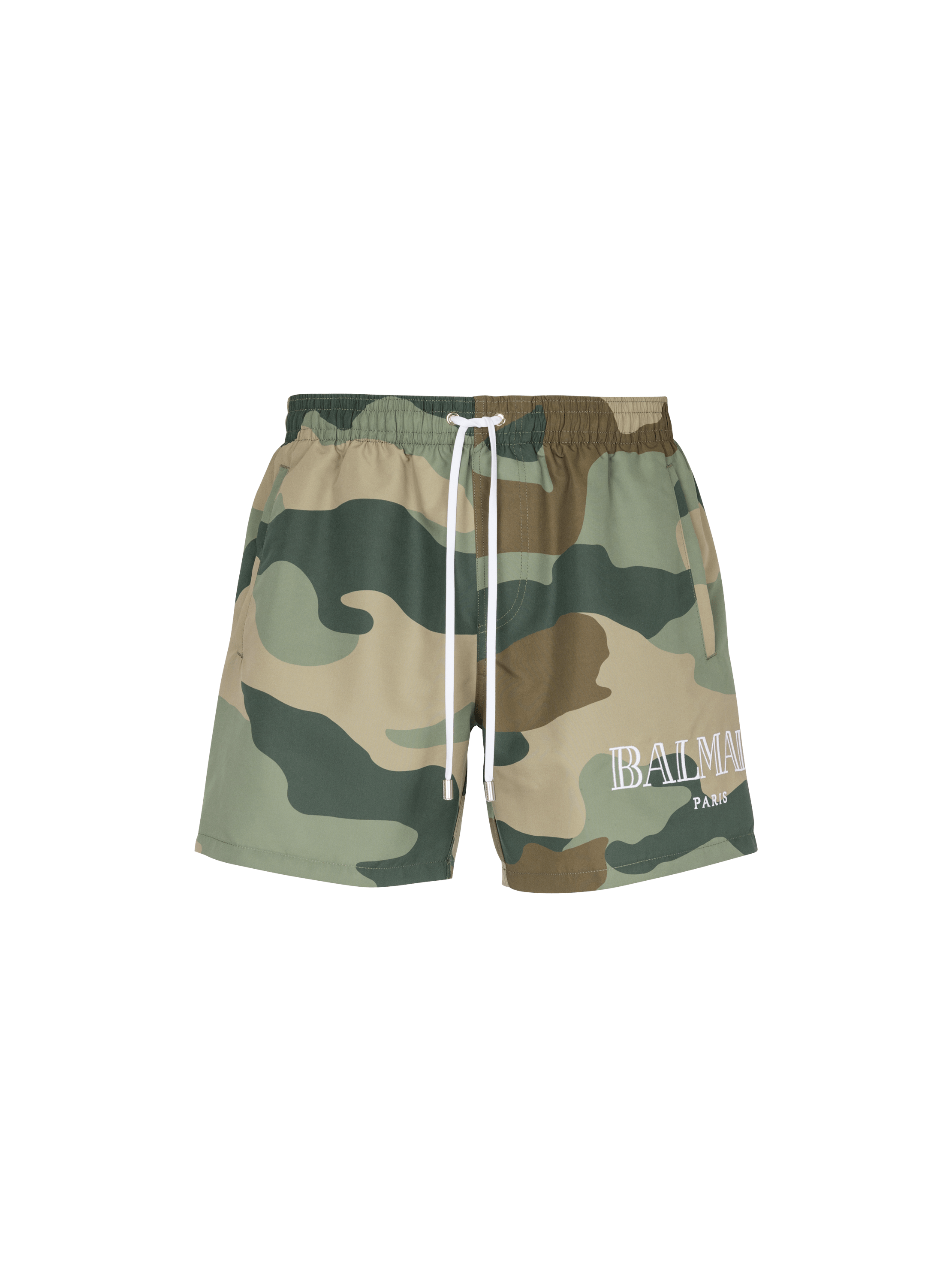 Badeshorts mit Camouflage-Print