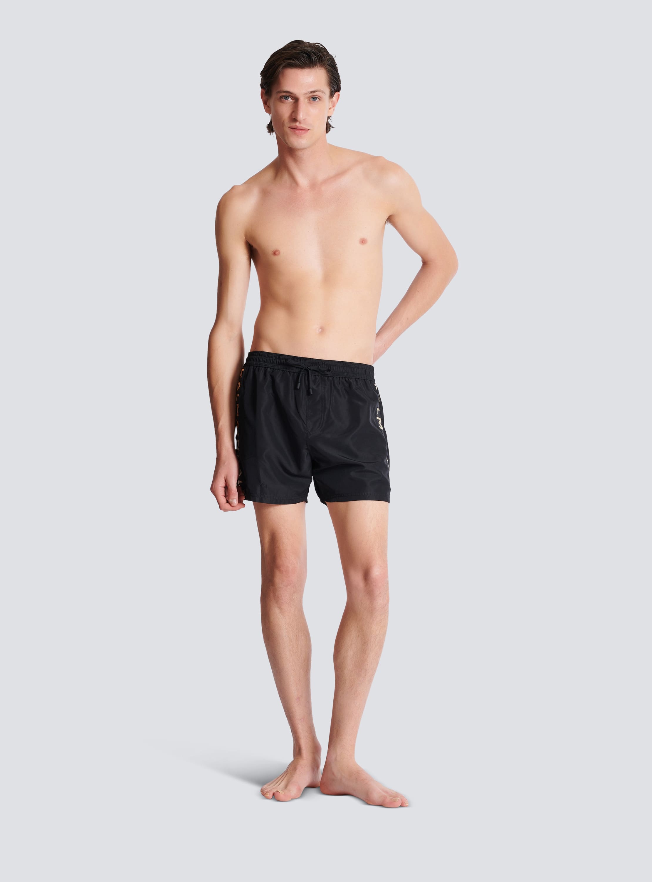 Balmain logo swim shorts